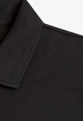 Zip Through Collared Black - Jacket - Image 8