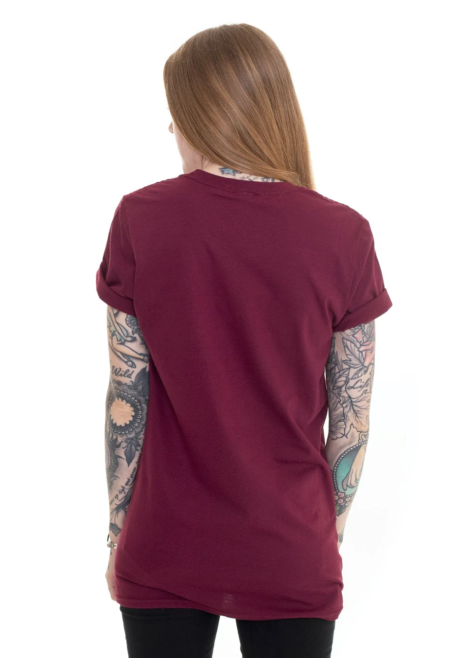 Mechanics Spanner Maroon - T-Shirt - Image 6