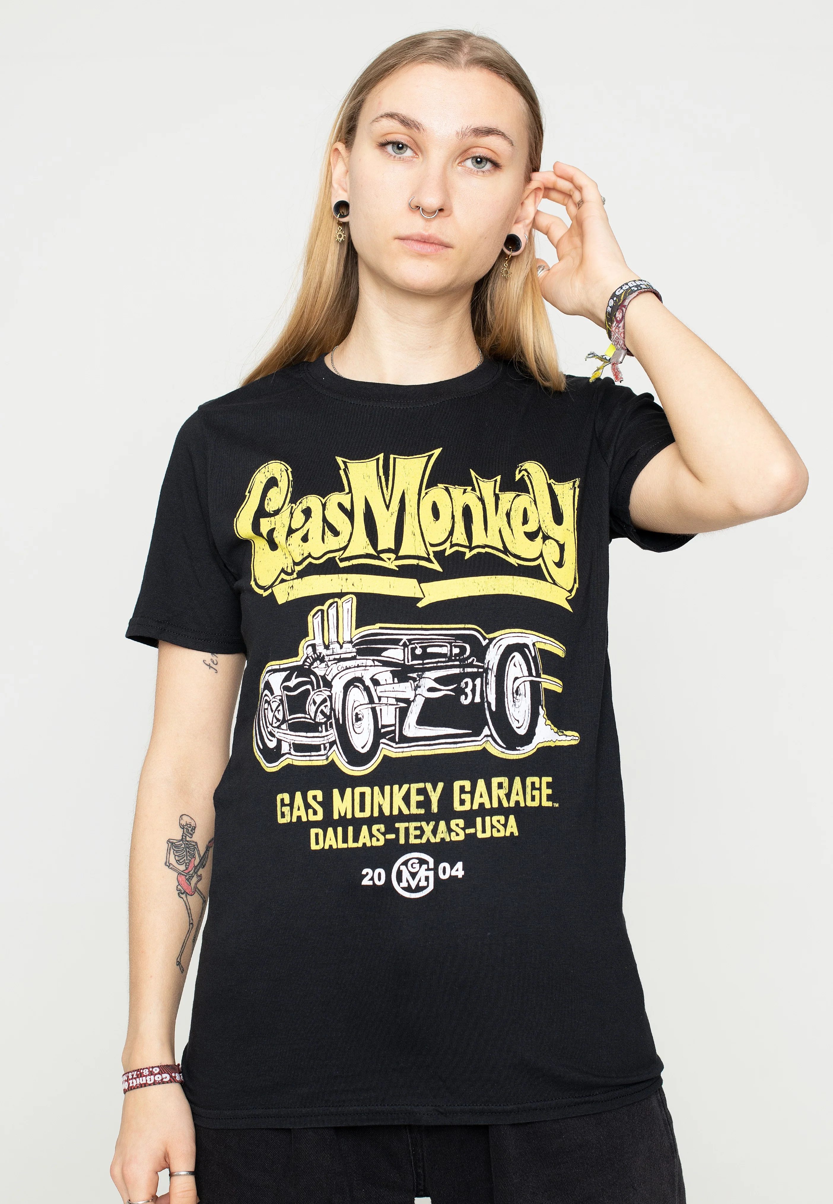 Yellow Hot Rod - T-Shirt - Image 5