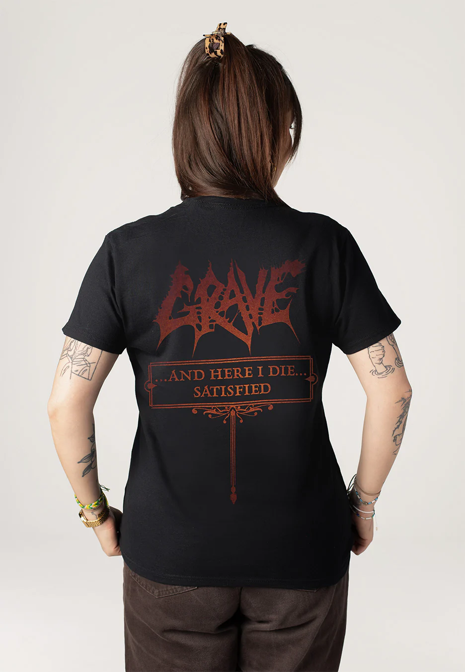 And Here I Die... Satisfied - T-Shirt - Image 6