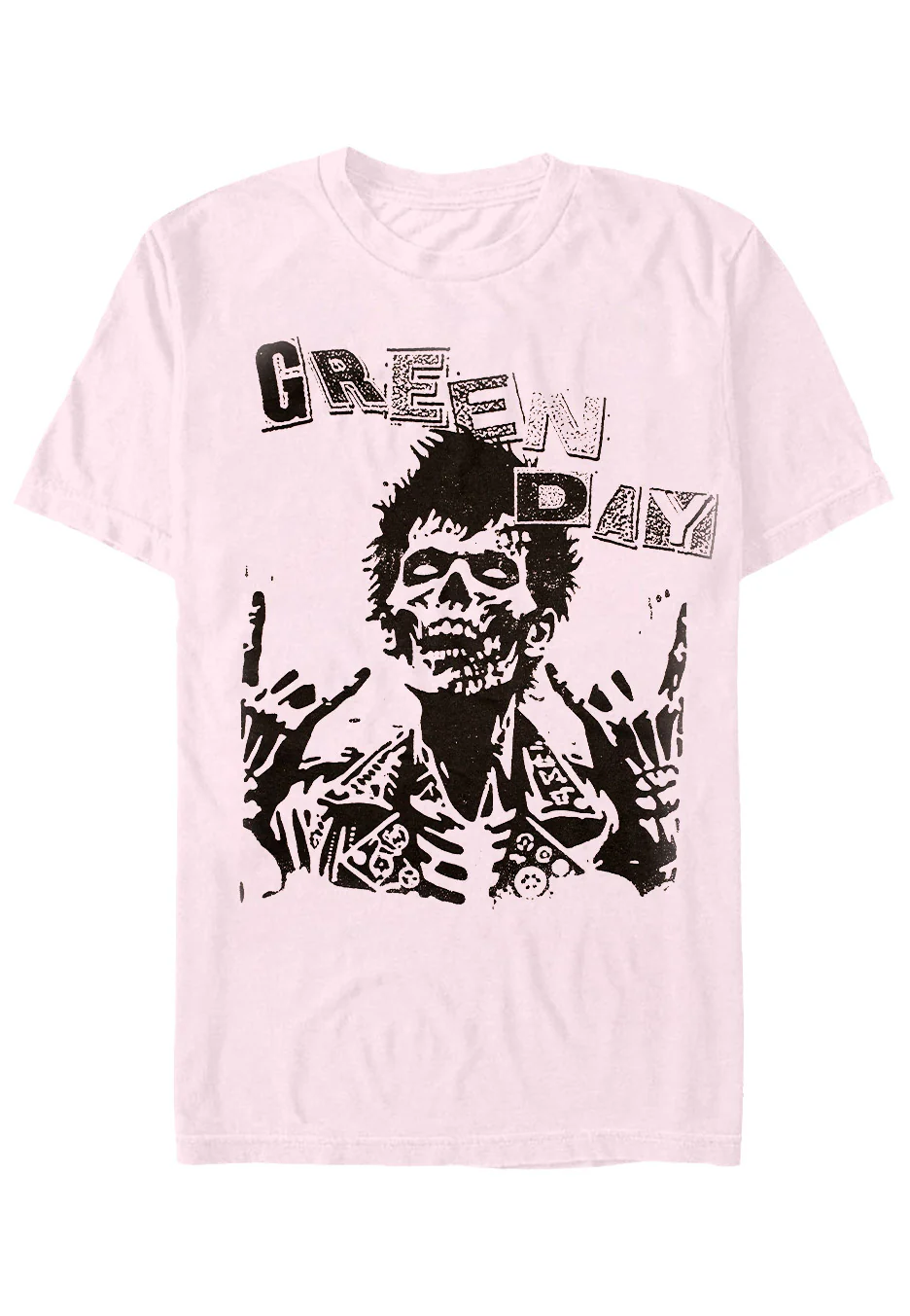 Billie Joe Zombie Pink - T-Shirt
