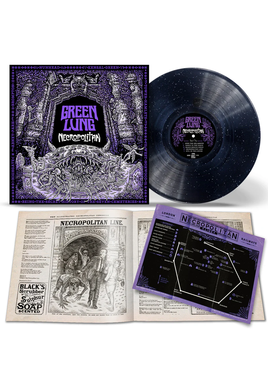 Necropolitan Ltd. Midnight Sparkle/Starlight Indie Exclusive - Colored Vinyl