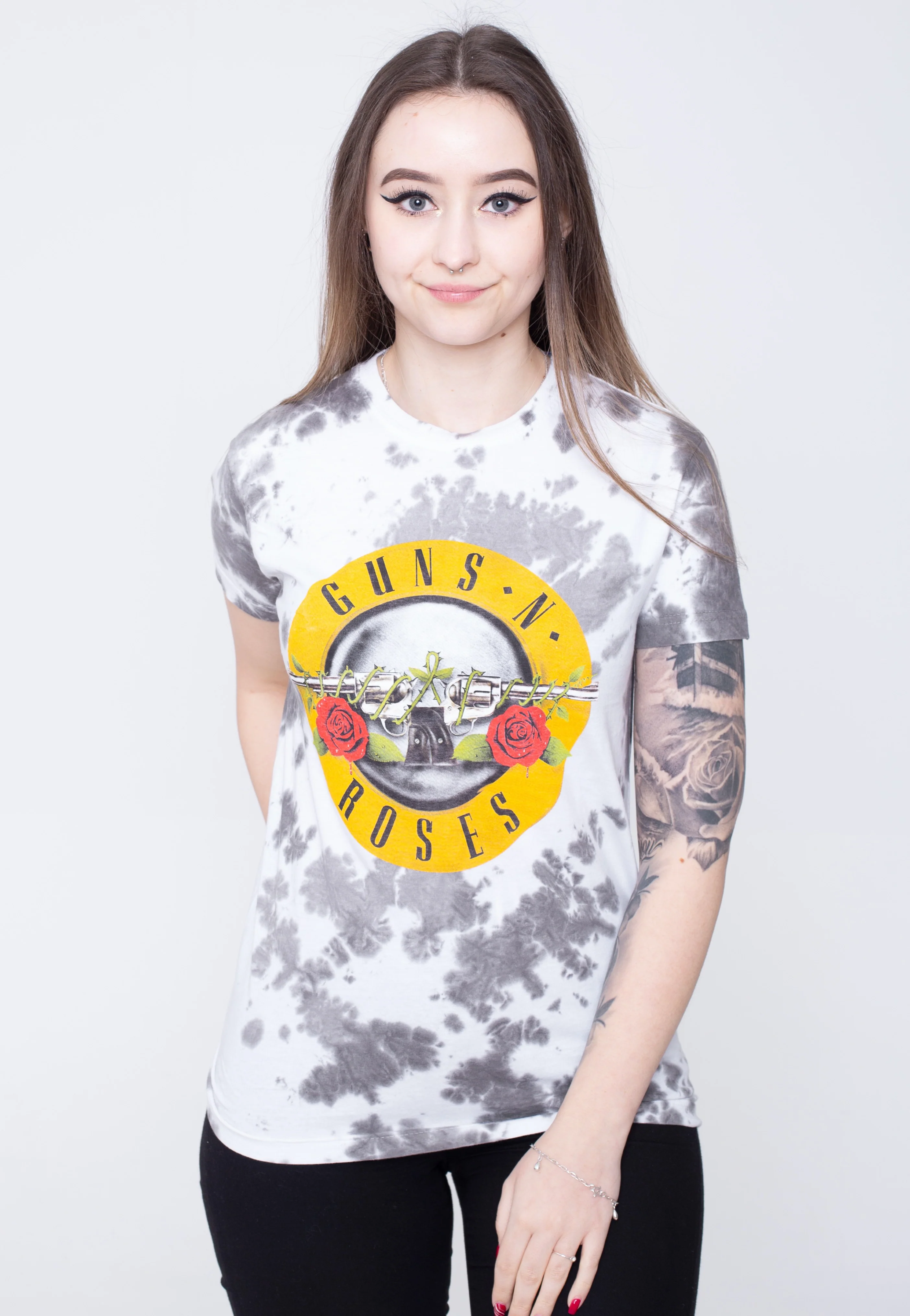 Classic Logo Dip Dye On White - T-Shirt - Image 3
