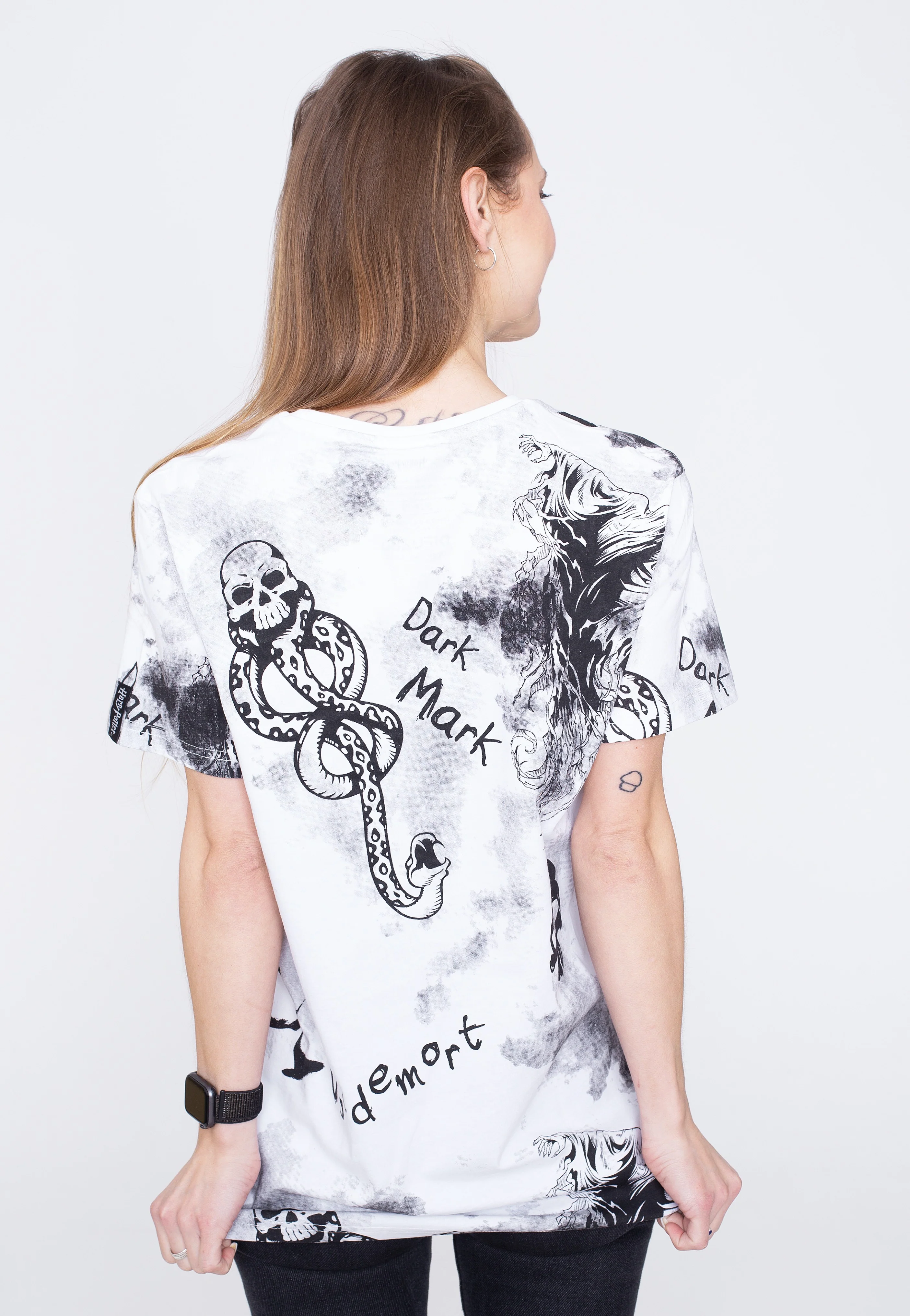 Dark Lord Allover White - T-Shirt - Image 3