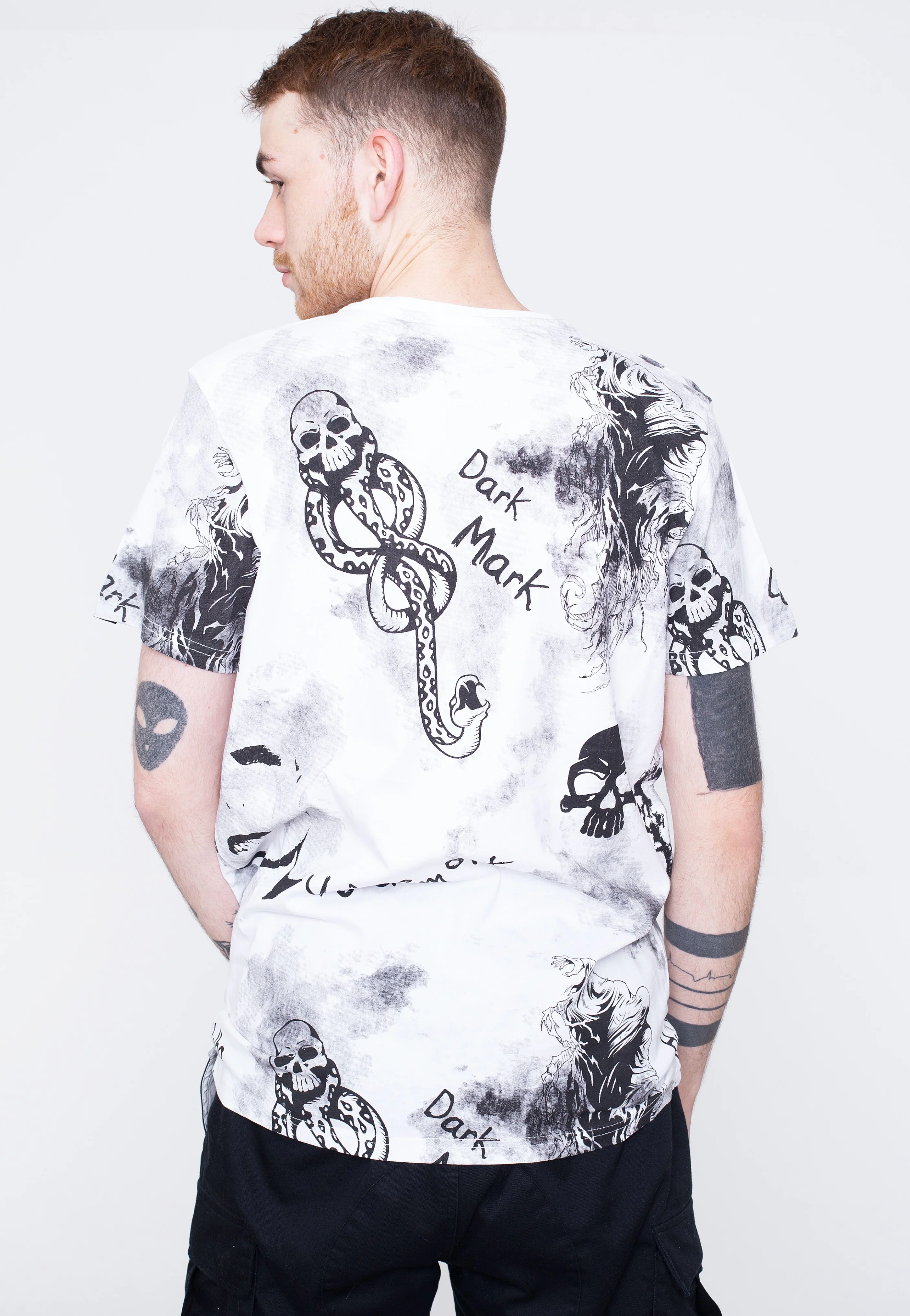 Dark Lord Allover White - T-Shirt - Image 9