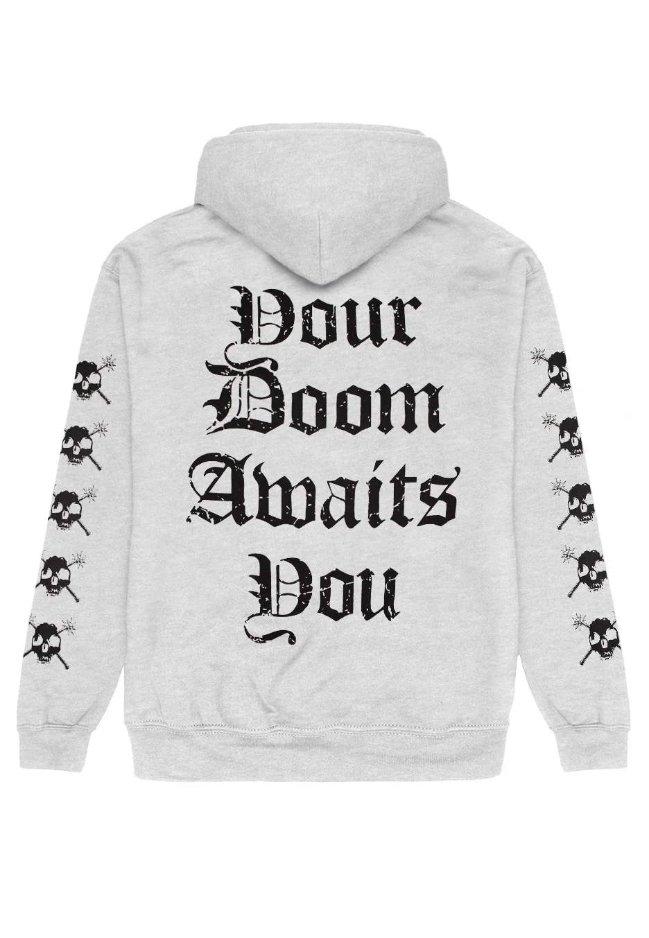Doom Awaits Sportsgrey - Hoodie - Image 2