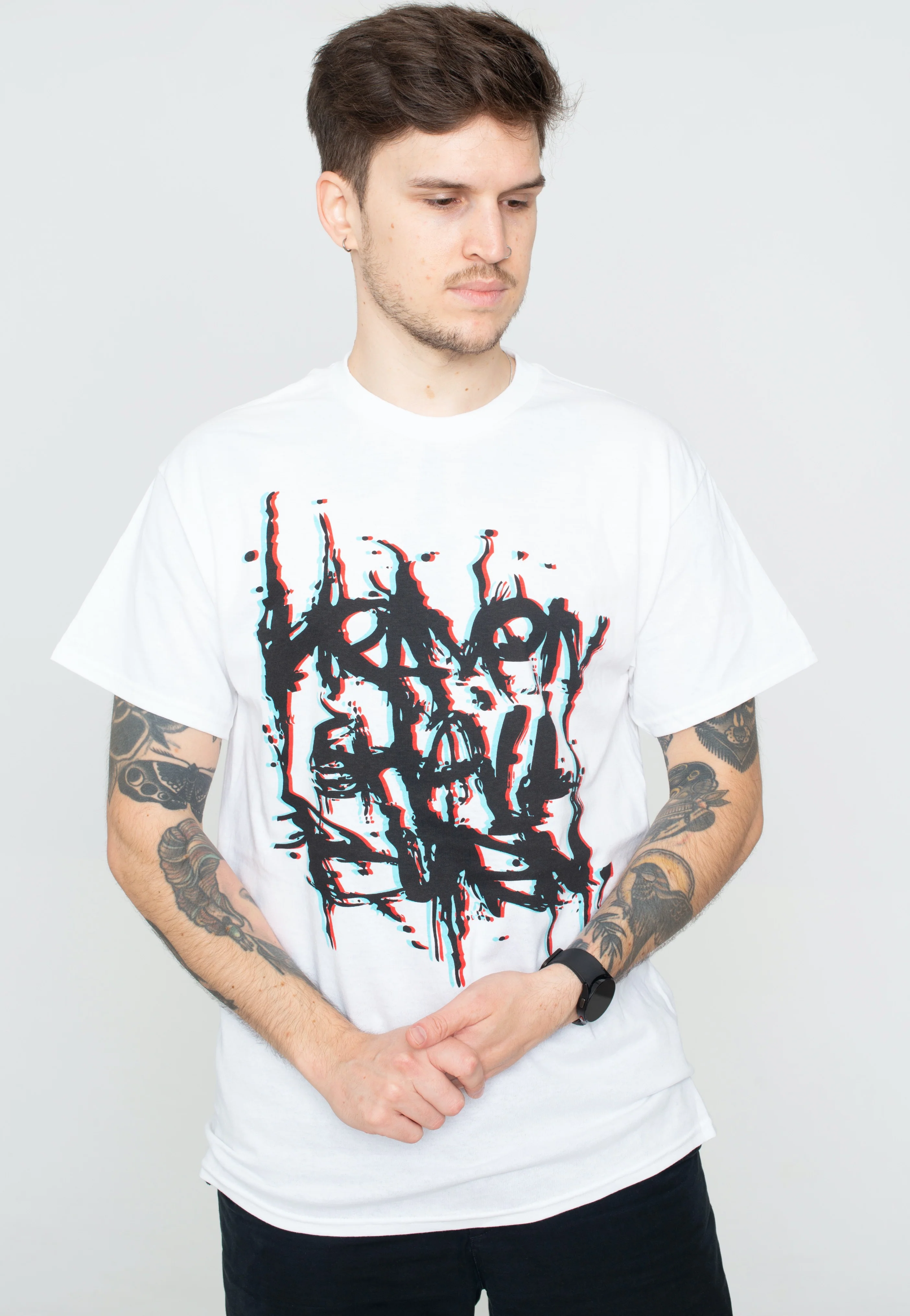 3D Logo White - T-Shirt - Image 3