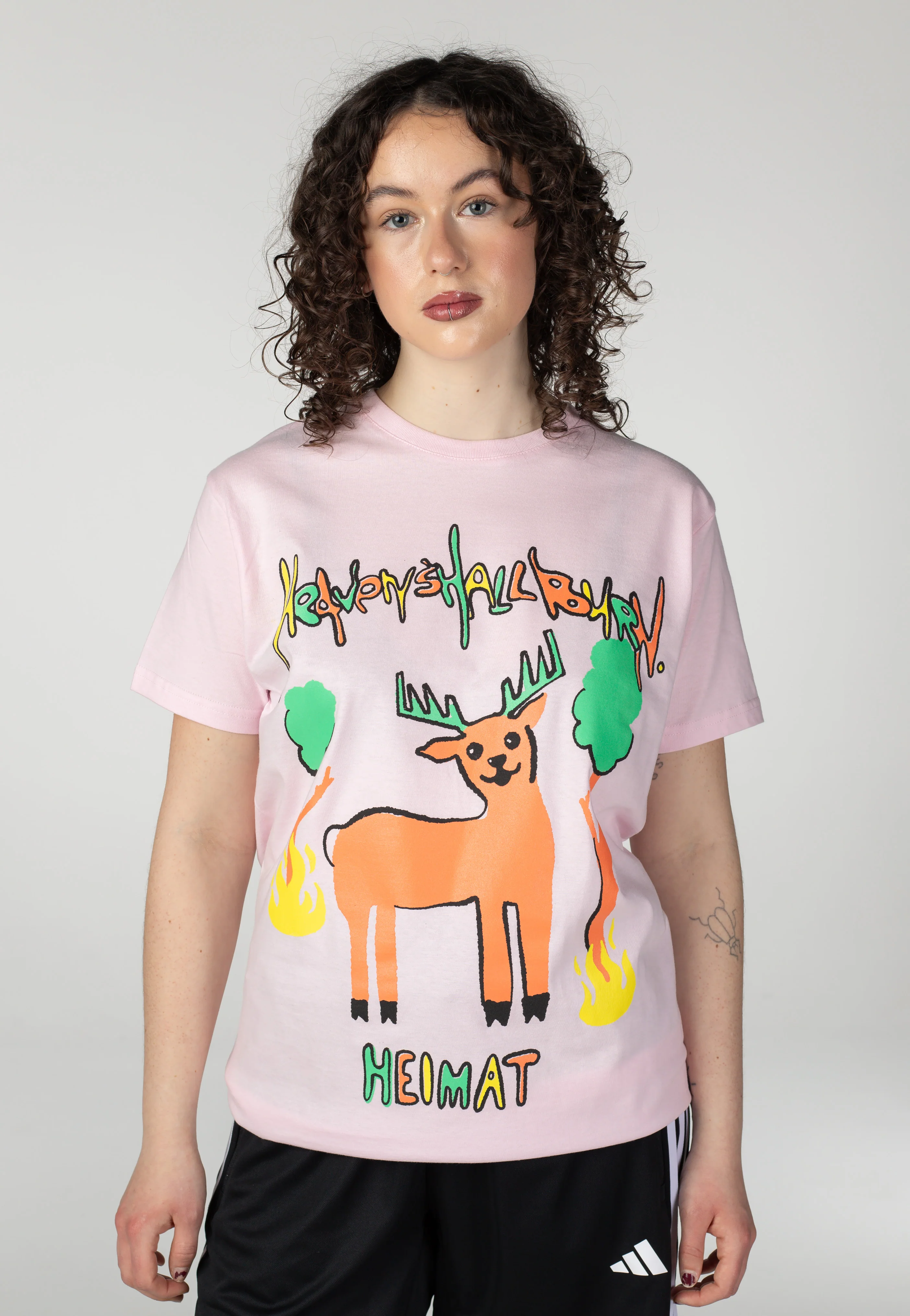 Hirsch Comic Pink - T-Shirt - Image 5