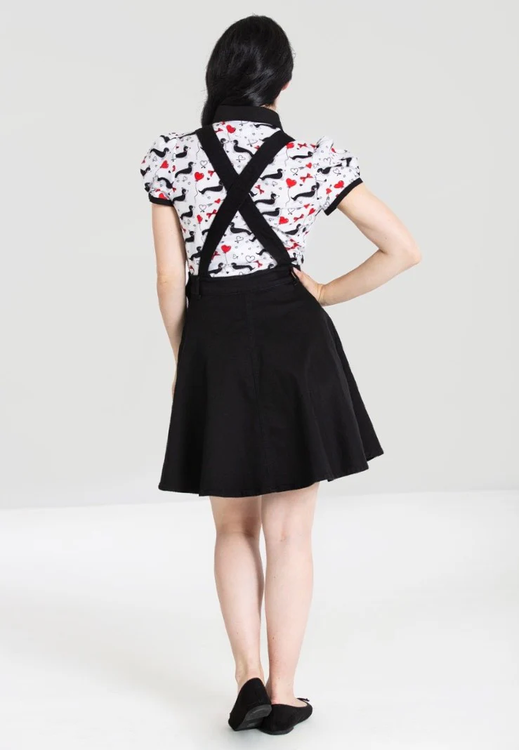 Dakota Pinafore Black - Dress - Image 3