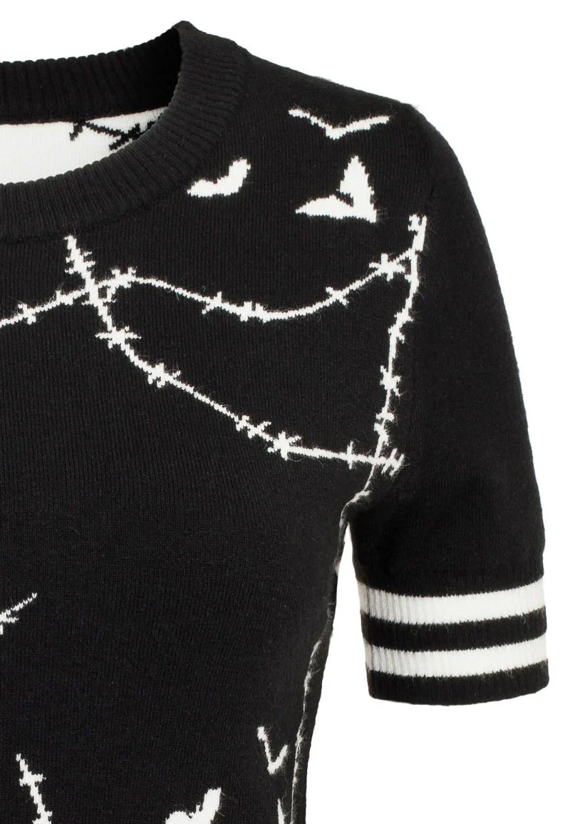 Stitches Black/White - Top - Image 6