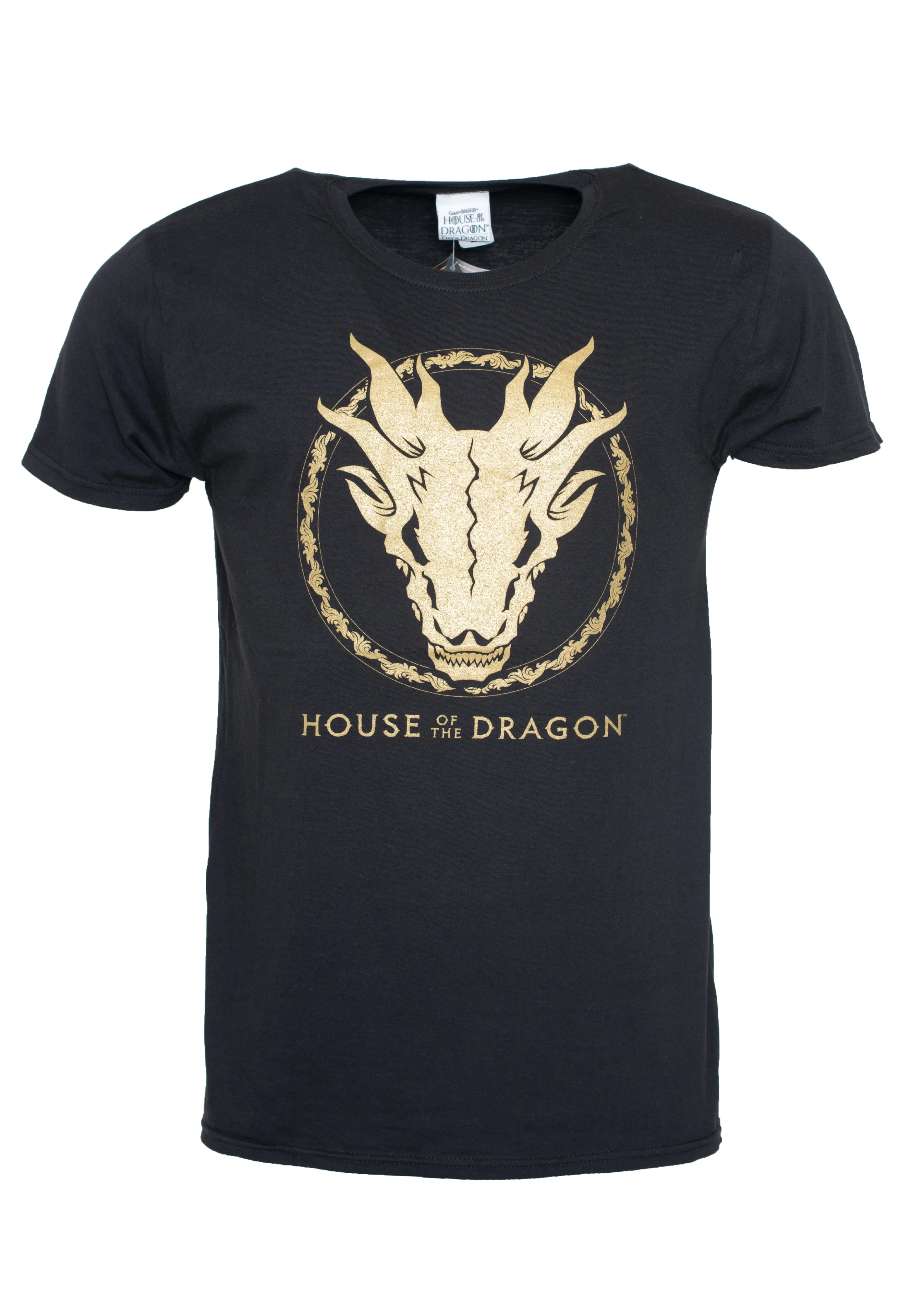 Gold Ink Skull - T-Shirt - Image 4