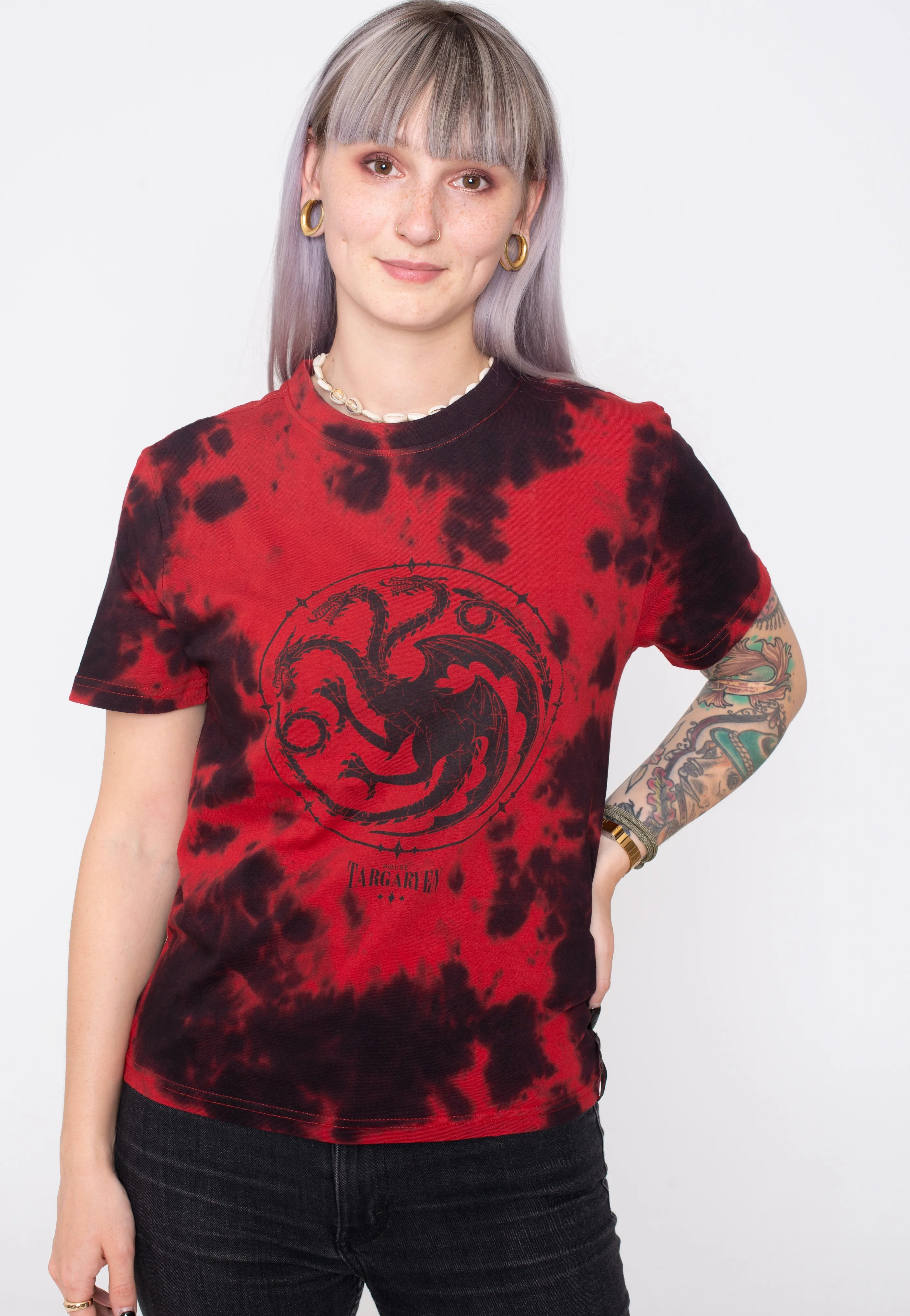 Targaryen Acid Washed Red - T-Shirt