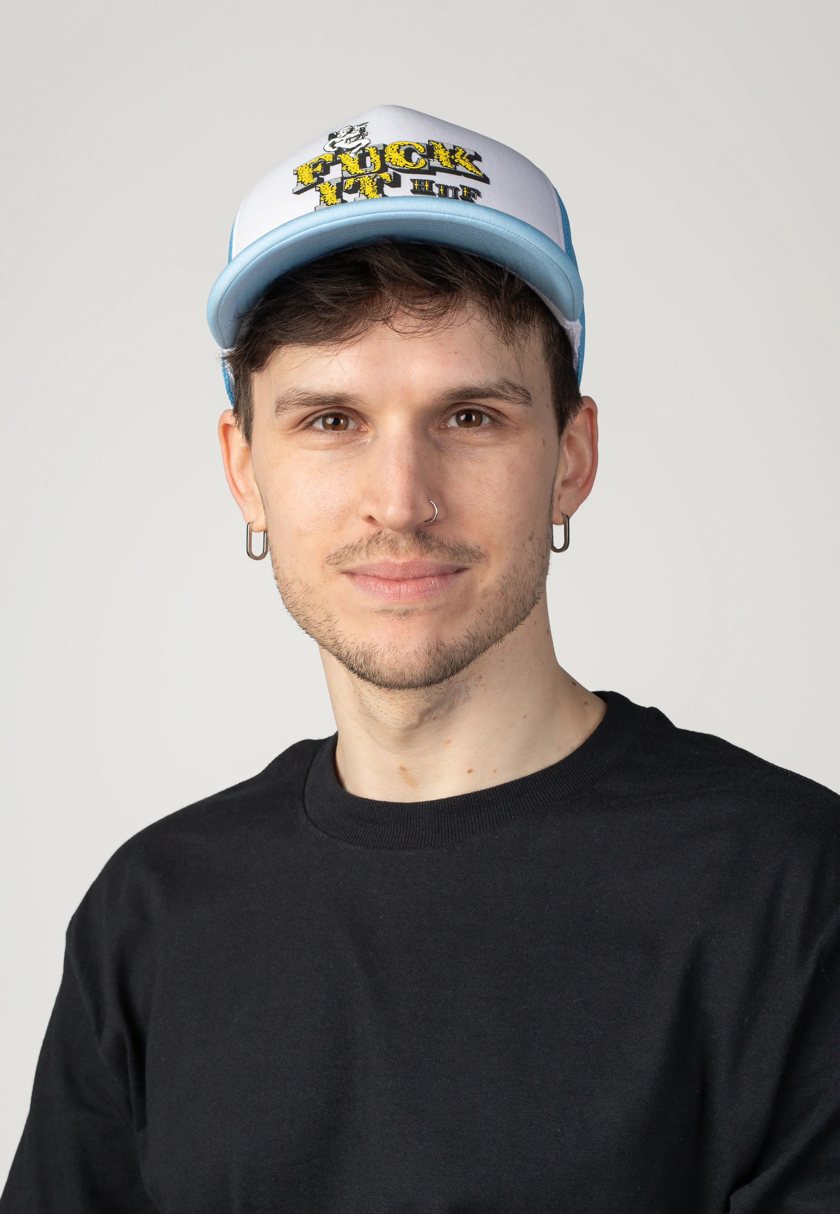Divine Trucker Light Blue - Cap - Image 4
