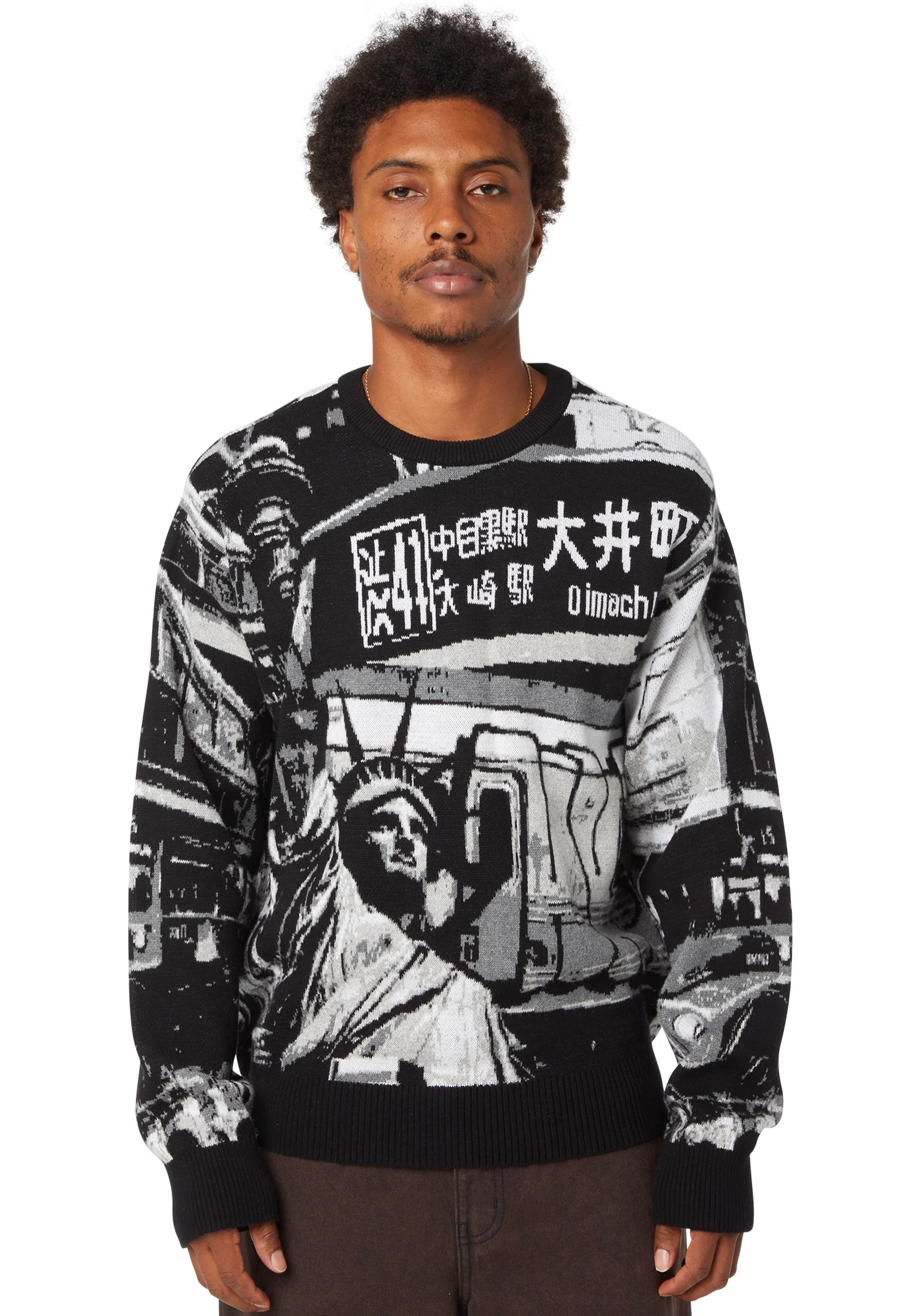 Worldwide Commuter Black - Sweater - Image 2