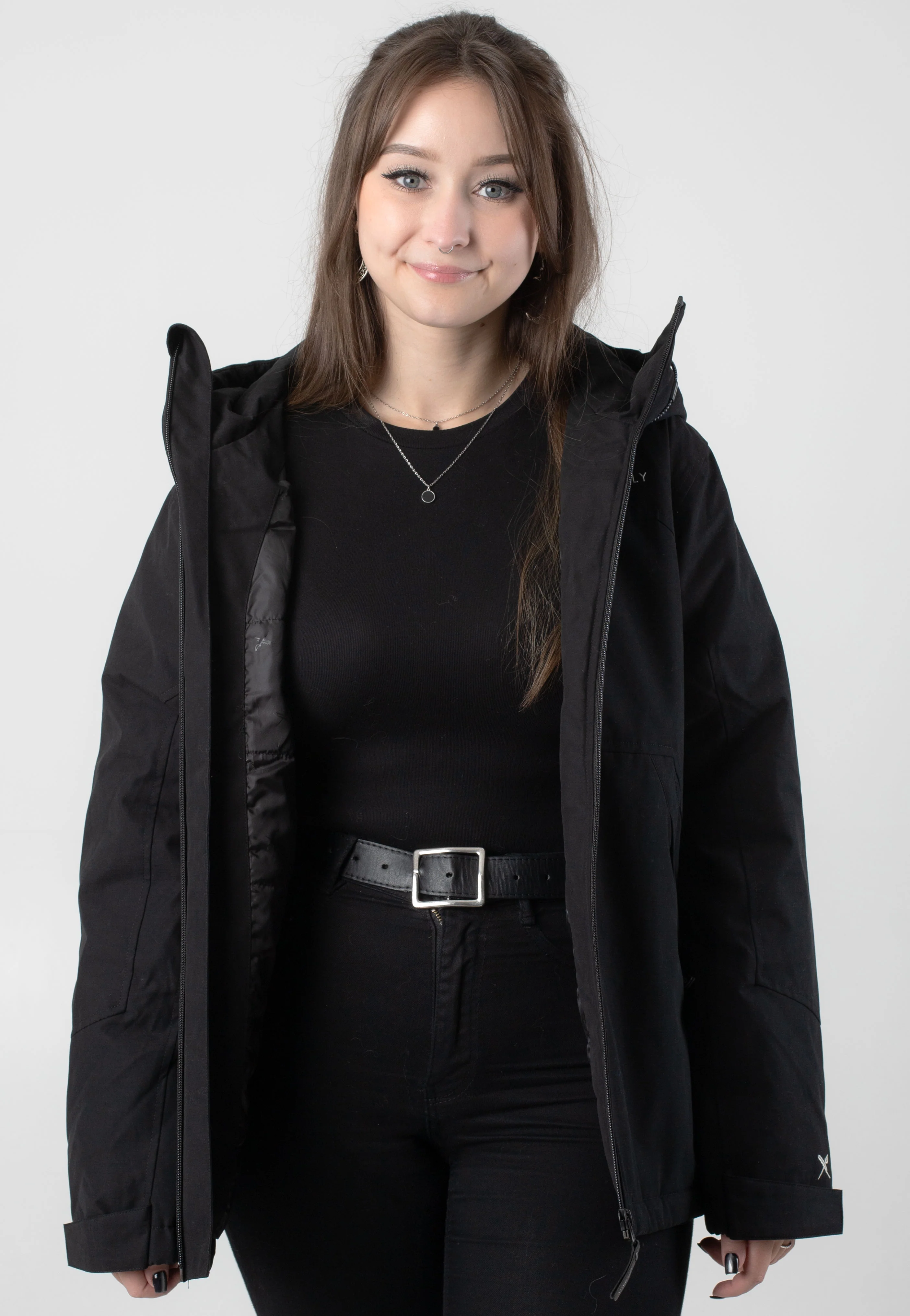 Kat Hooded Black - Jacket - Image 3