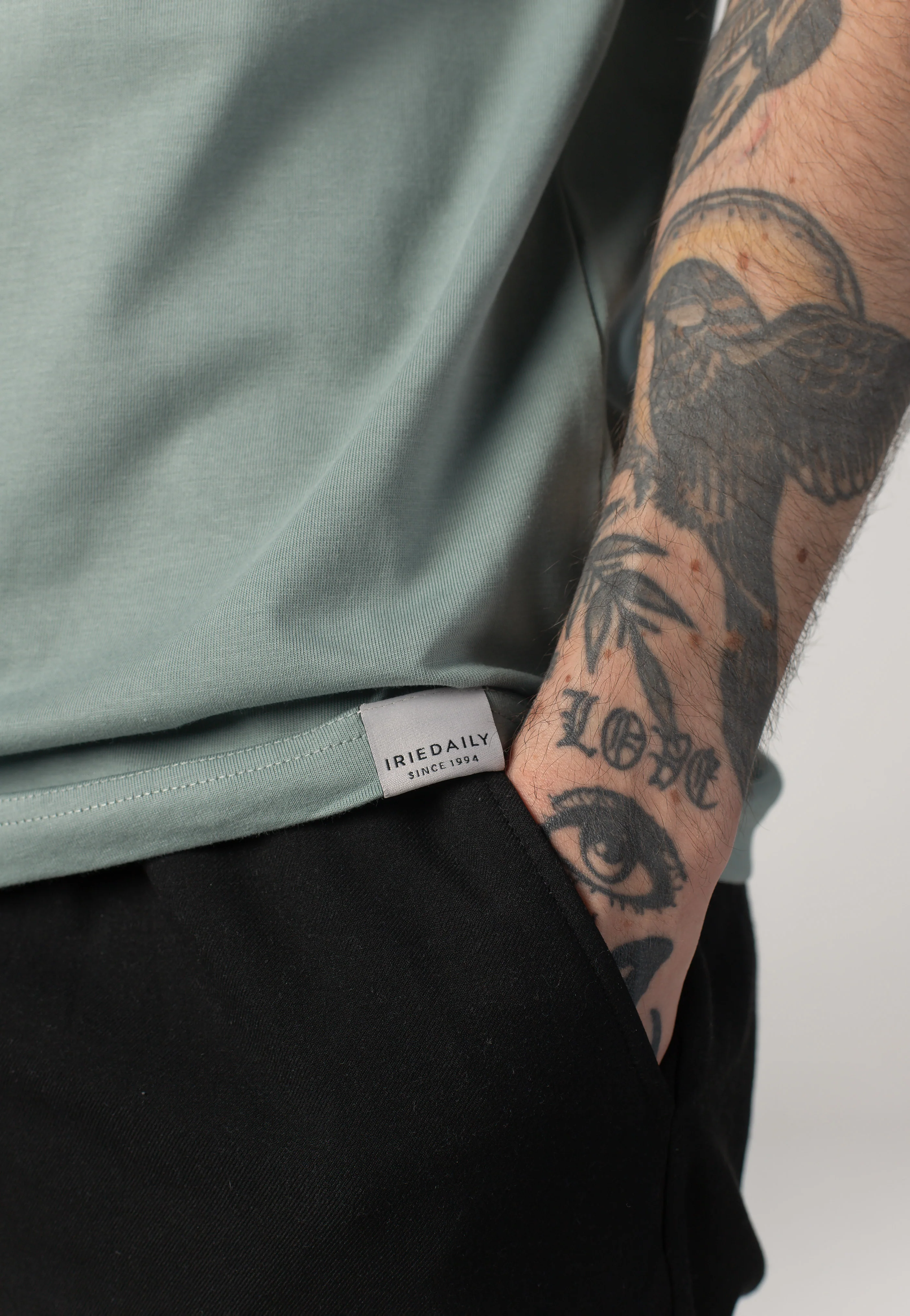 Peaceride Emb Dark Slate - T-Shirt - Image 5