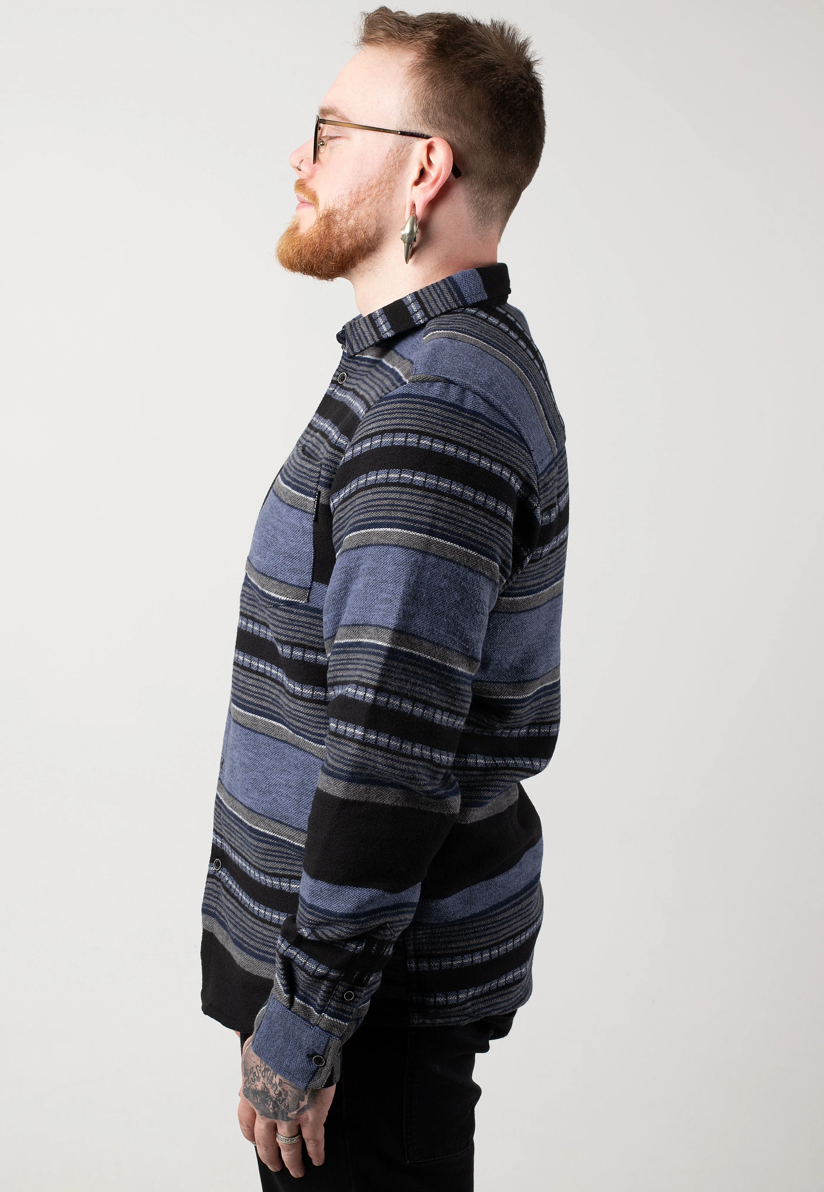 Santania Navy Grey - Shirt - Image 2