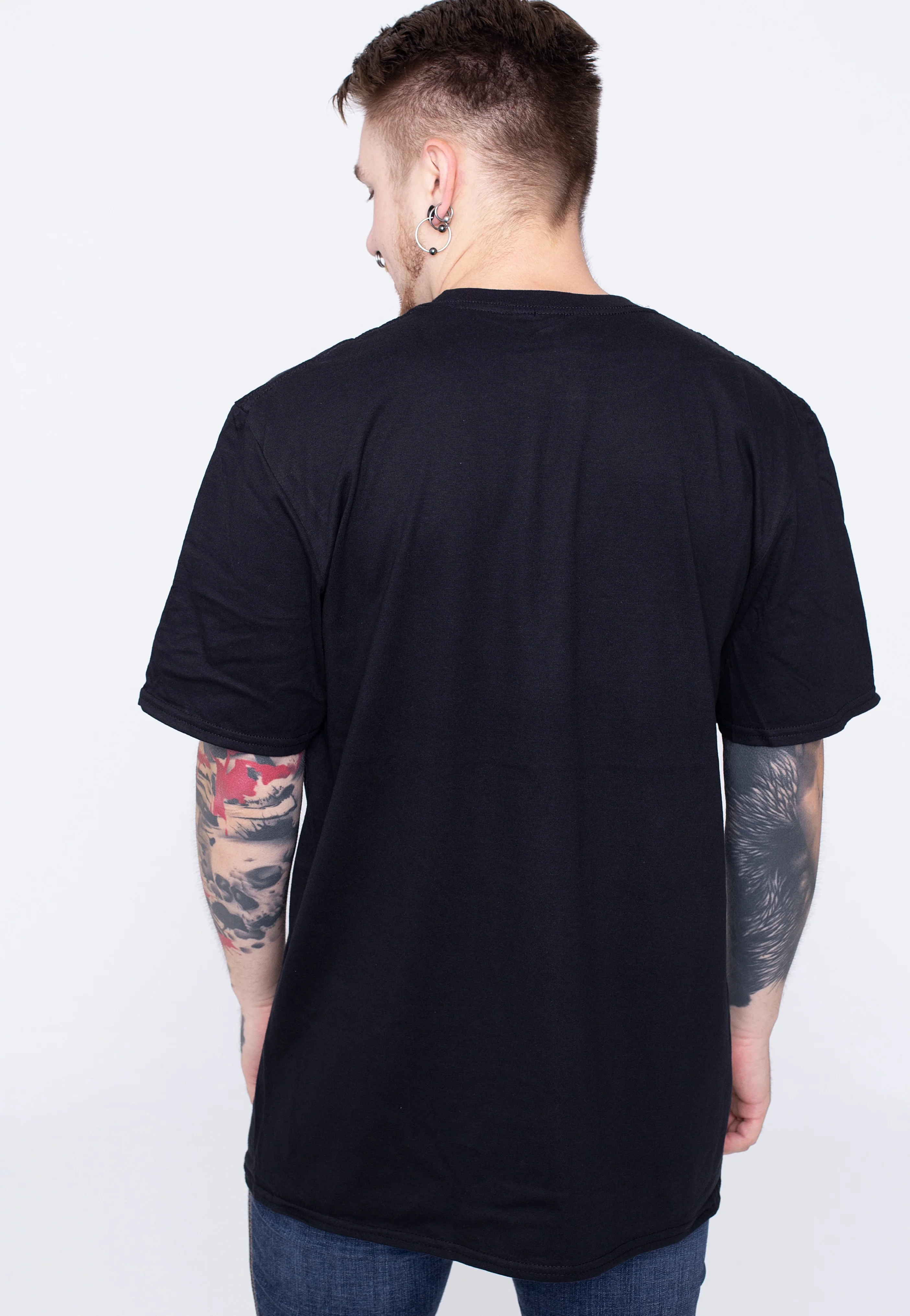 Senjutsu Black Cover Vertical Logo - T-Shirt - Image 6