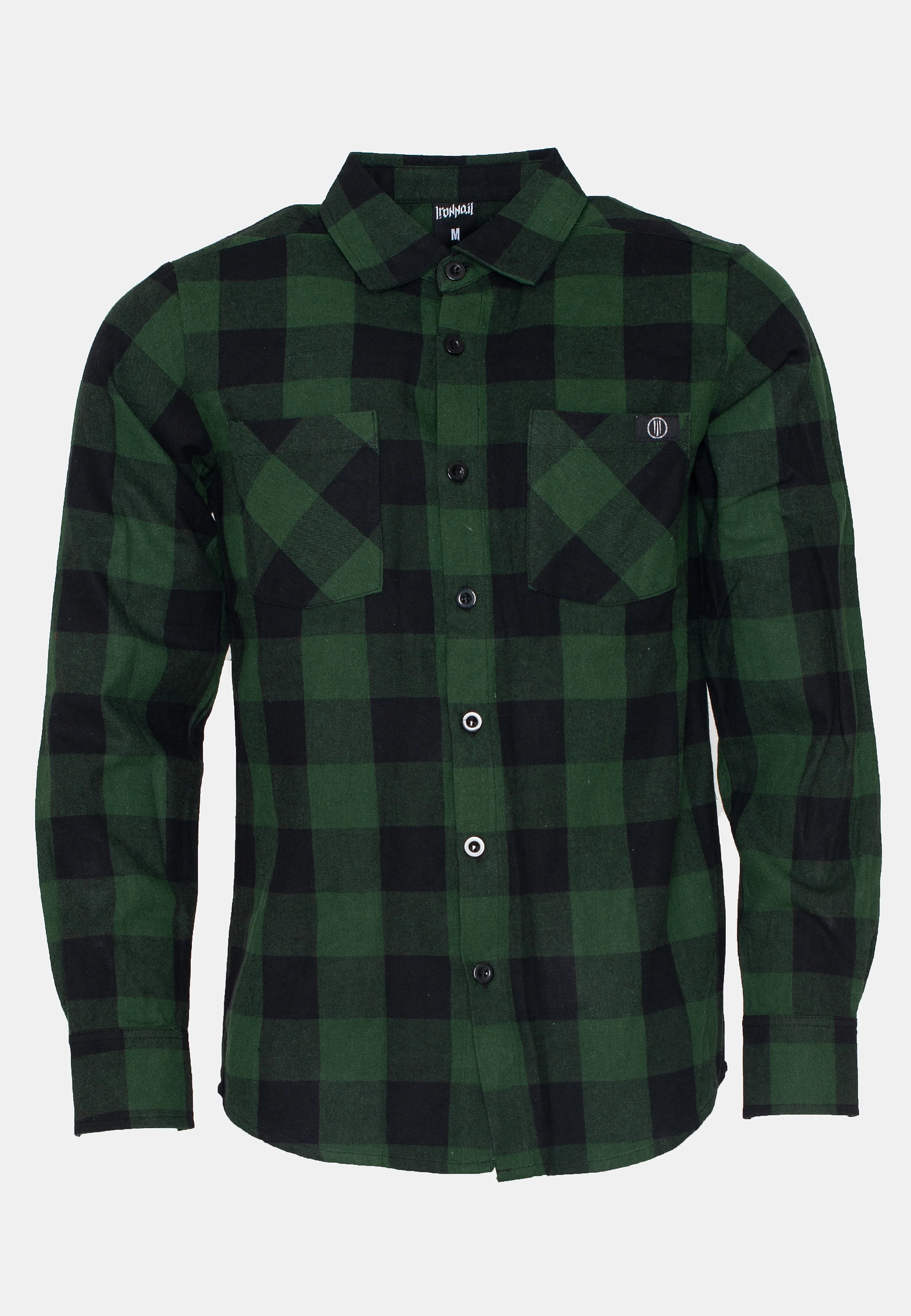 Hooft Black/Forestgreen Flanell - Shirt - Image 5