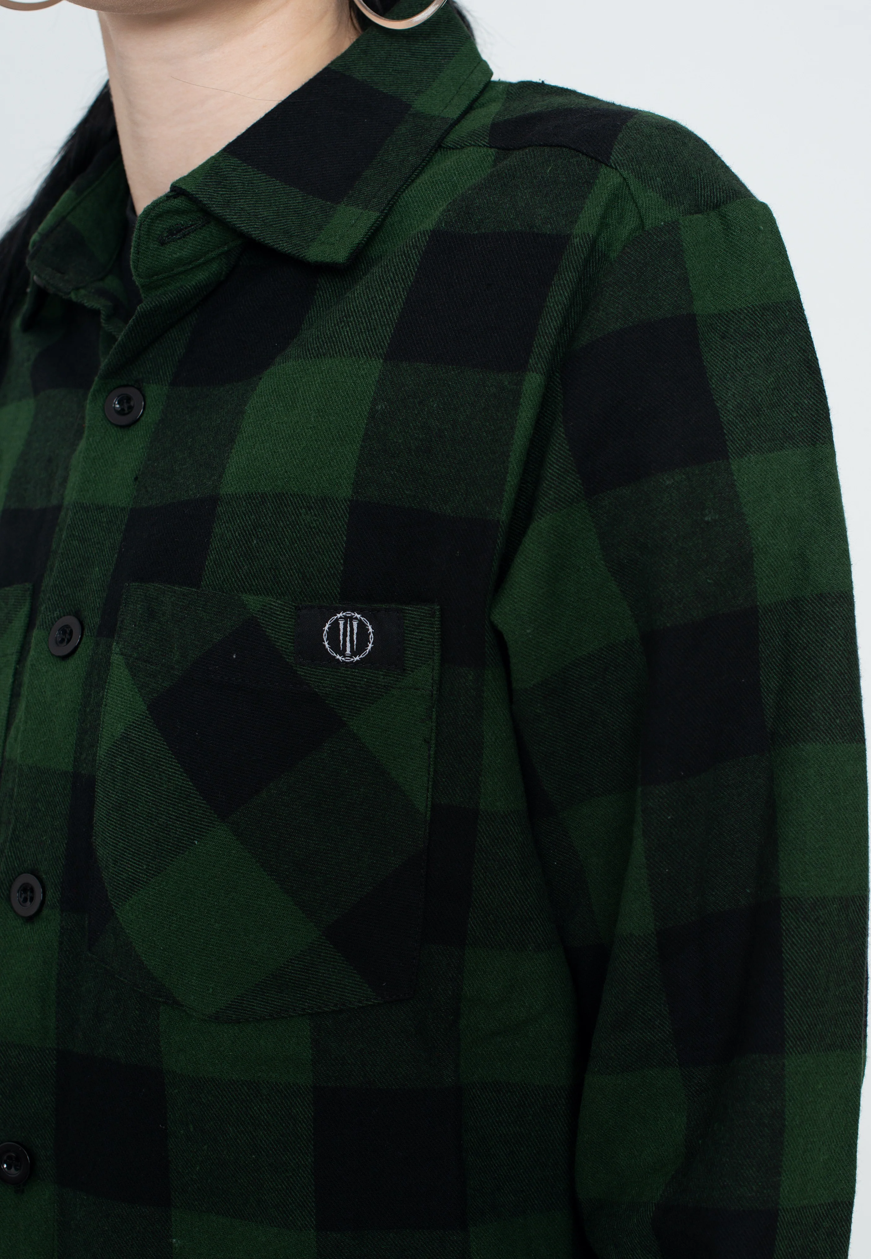 Hooft Black/Forestgreen Flanell - Shirt - Image 9