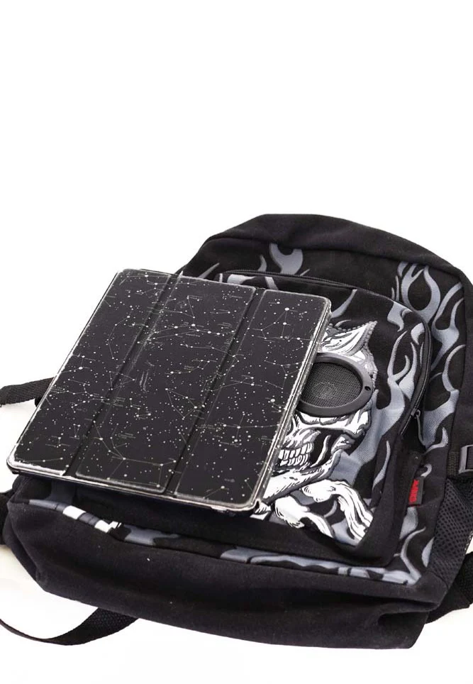 Demon With Bluetooth Speaker Black - Backpack - Image 3