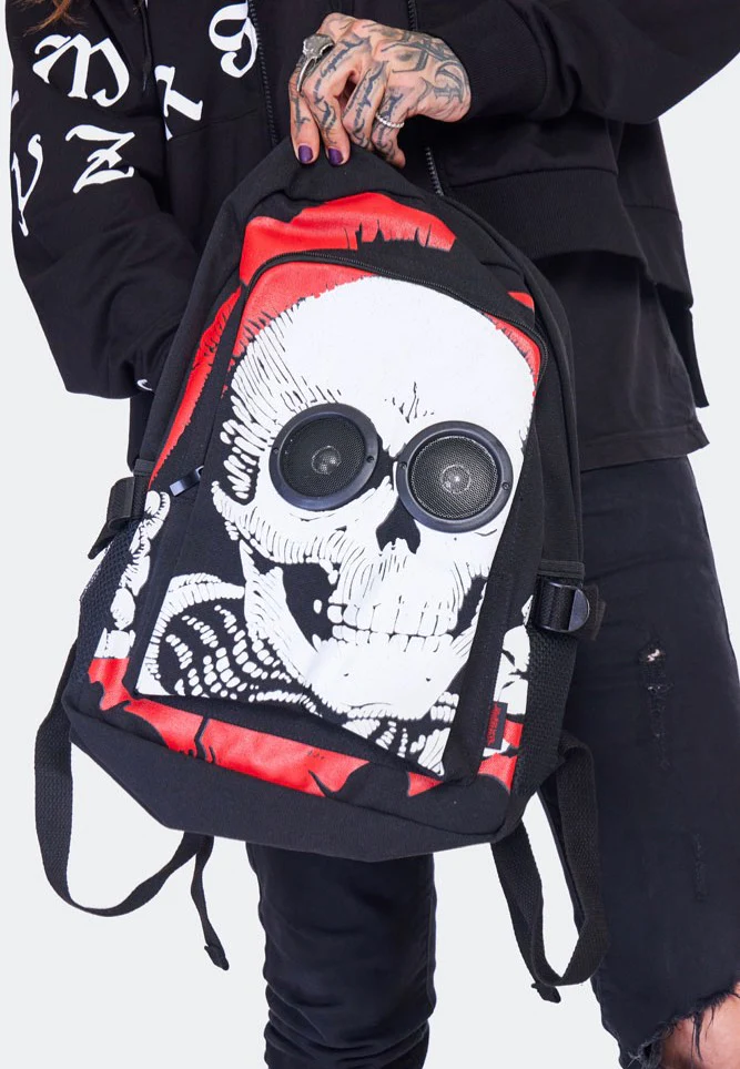 Skull With Bluetooth Speaker - Backpack - Image 8