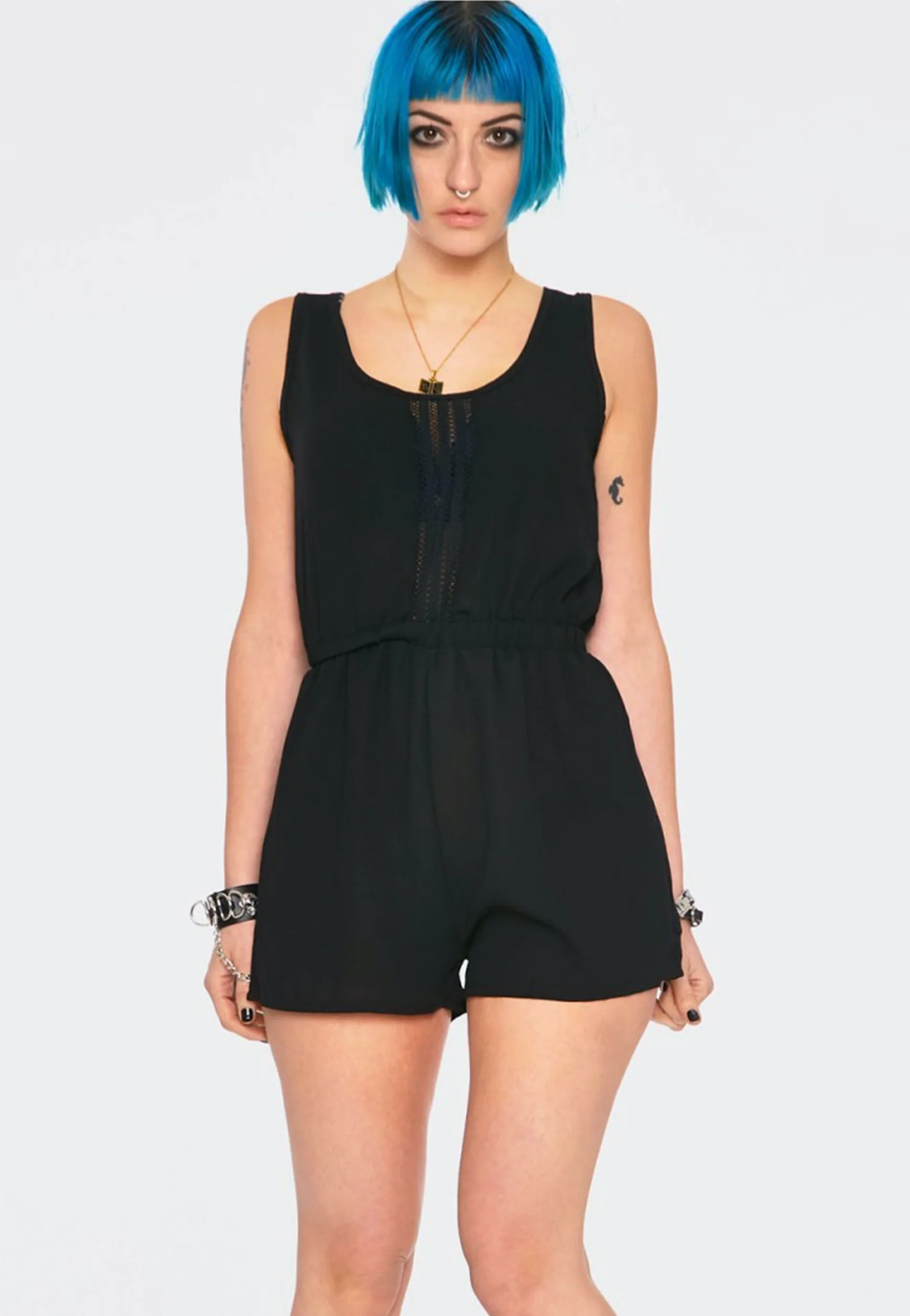 Trim And Black Crepe - Jumpsuit - Image 2