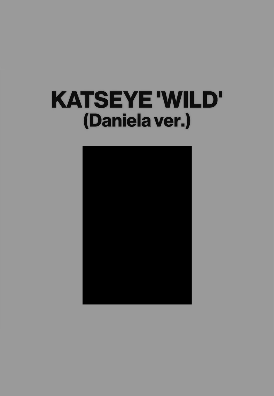 Wild (Daniela Version) - CD