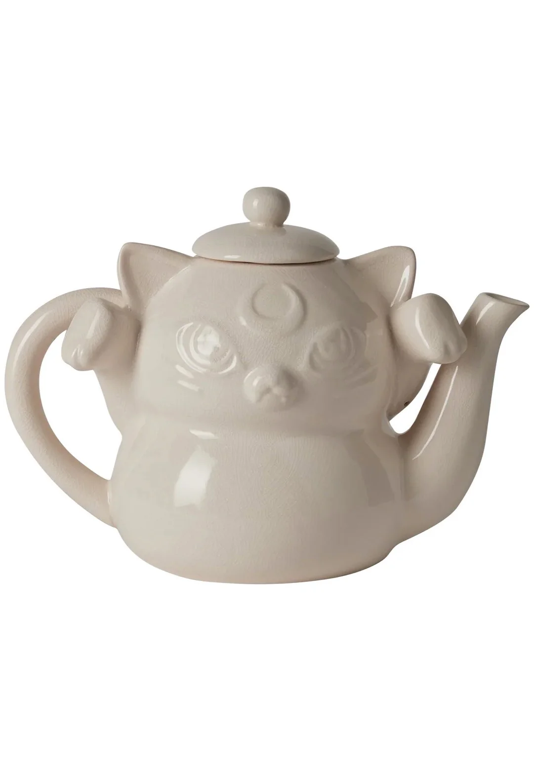 Ghost Kitty White - Teapot