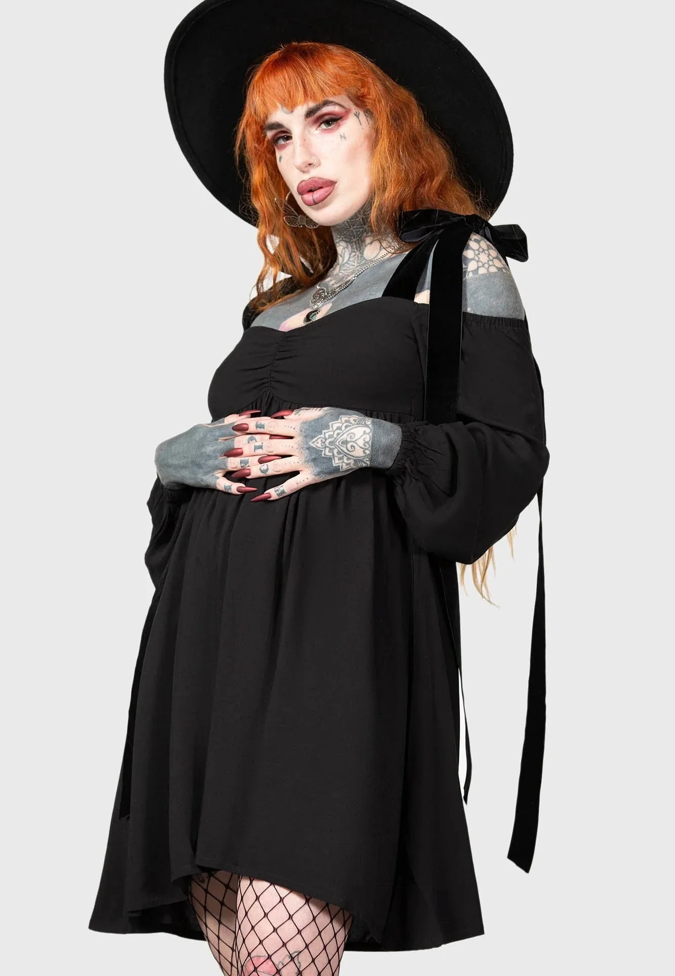 Mae Queen Black - Dress - Image 3