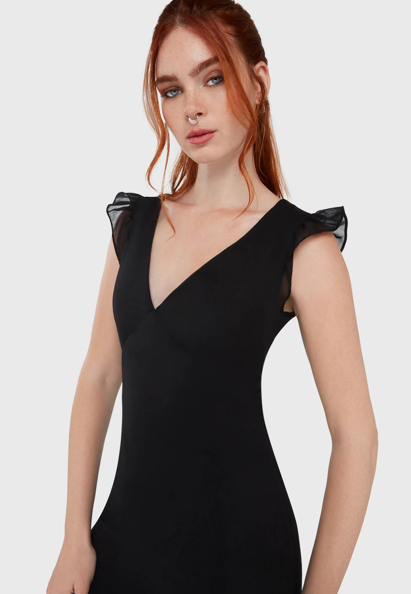 Misty Hollow Midi Black - Dress - Image 3