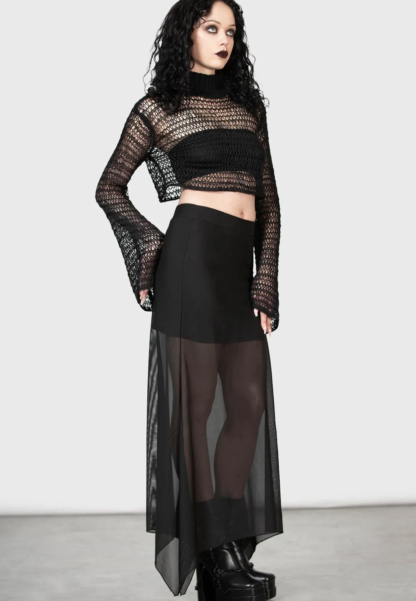 Reacher Crop Black - Pullover - Image 2