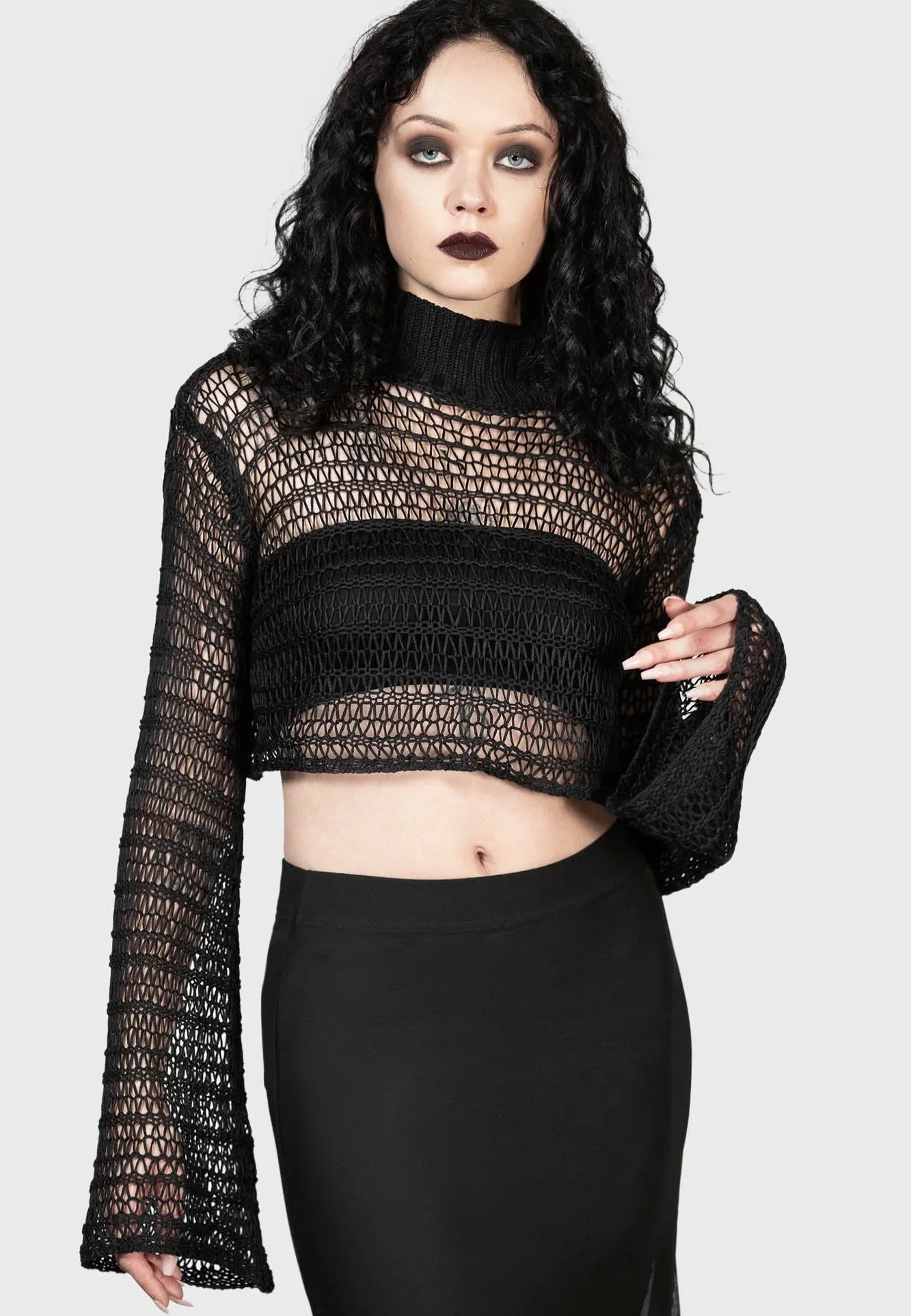 Reacher Crop Black - Pullover - Image 5