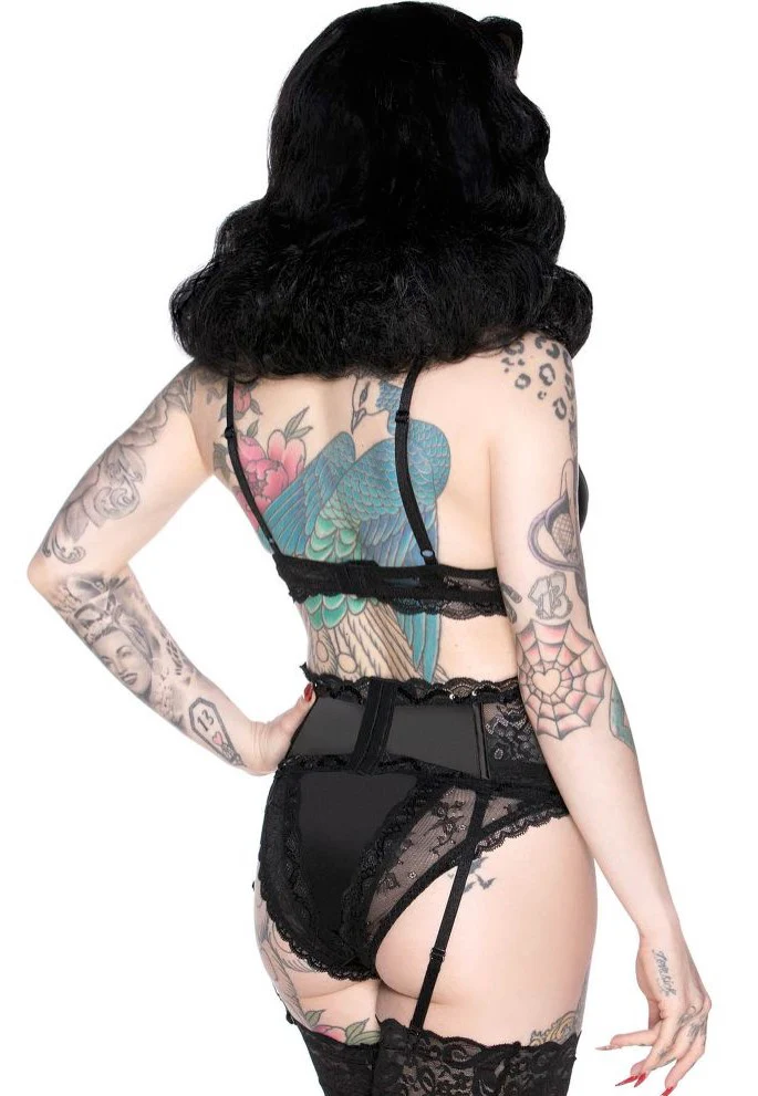 She’s Poison Fringe Black - Bras - Image 4
