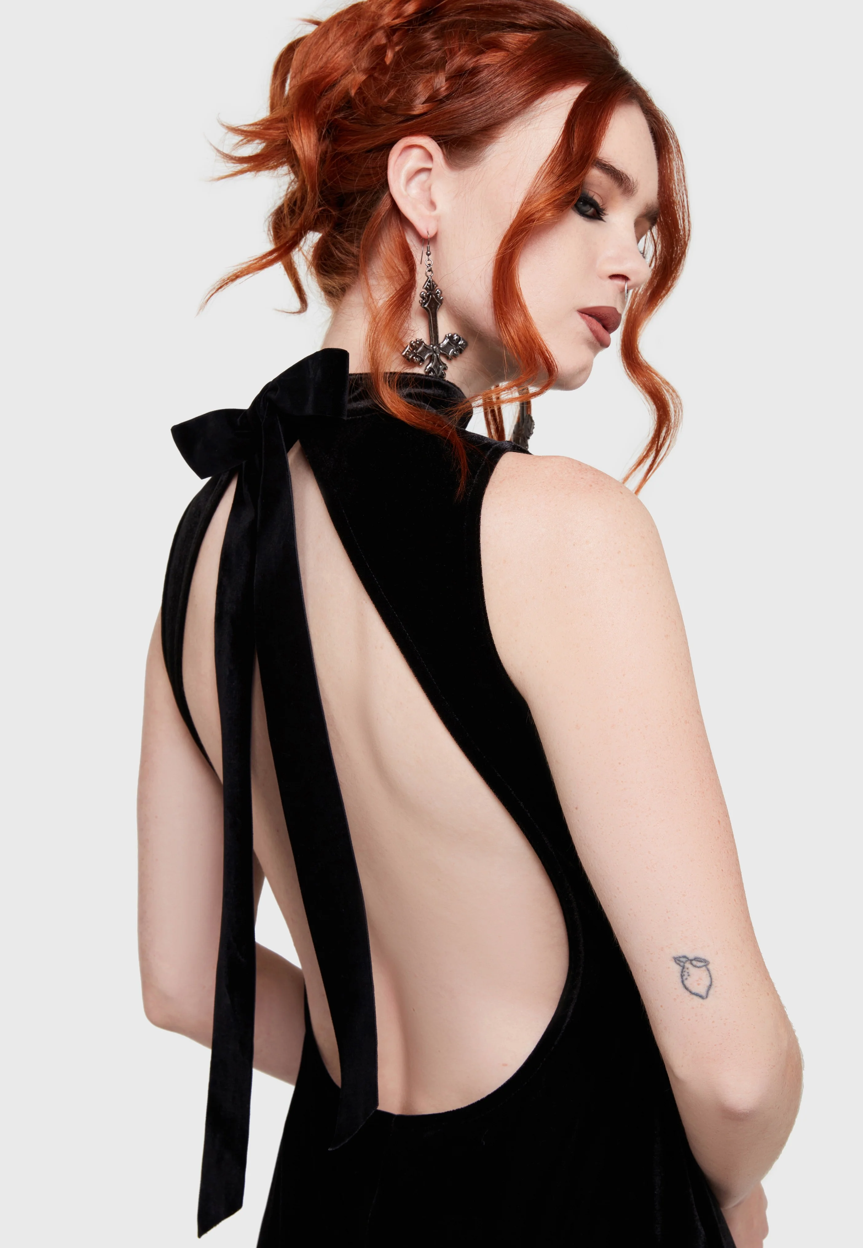 Vamp Whisper Maxi Black - Dress - Image 4