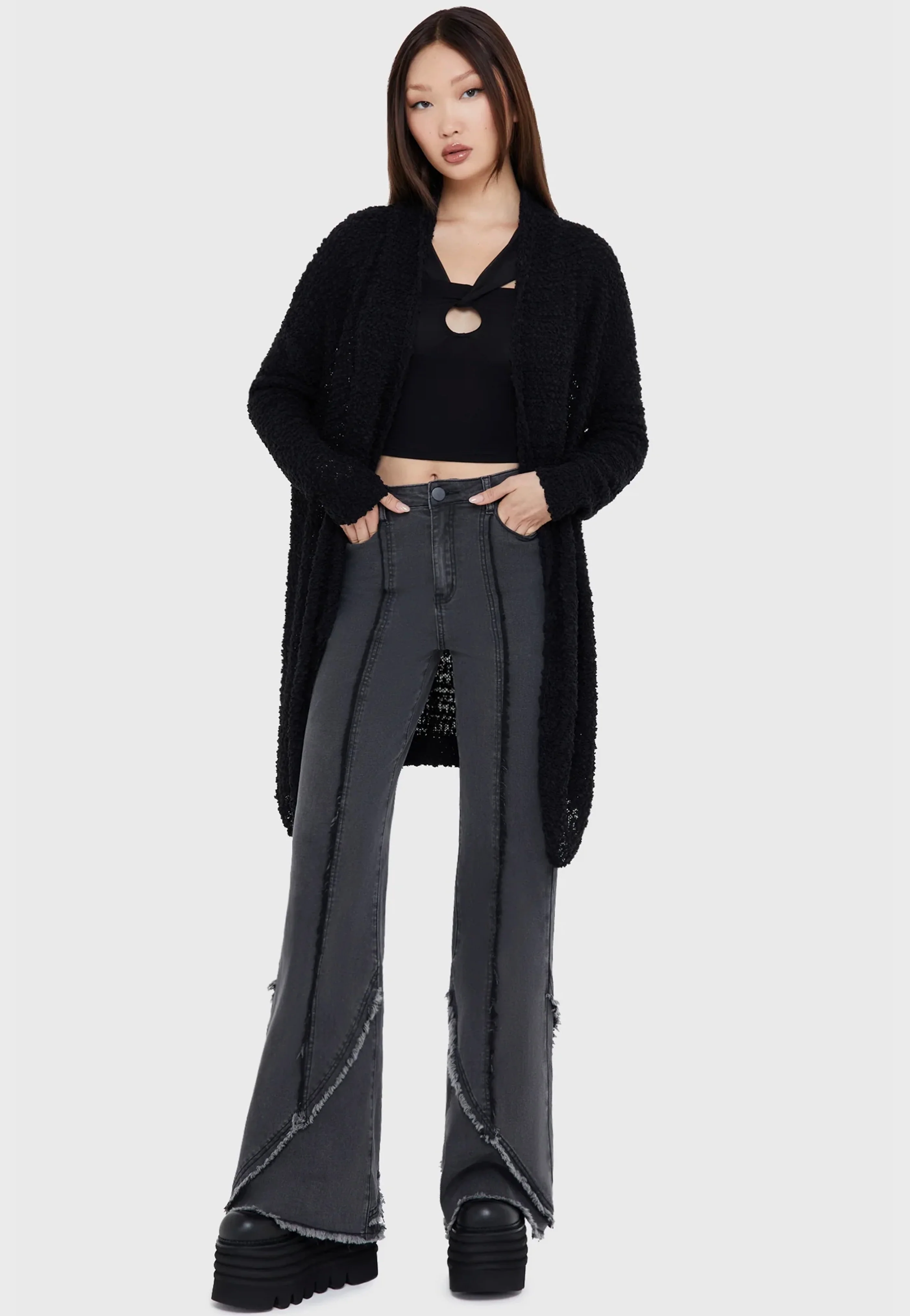 Killstar x Kihilist - Dreadrift Black - Cardigan - Image 2
