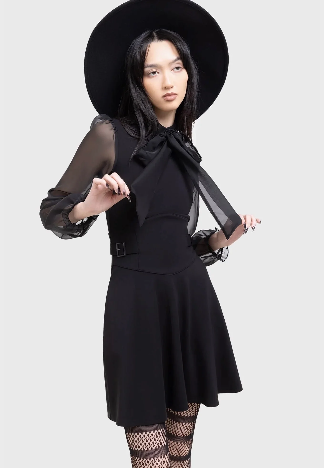 Killstar x Kihilist - Somber Shadow Black - Dress - Image 5