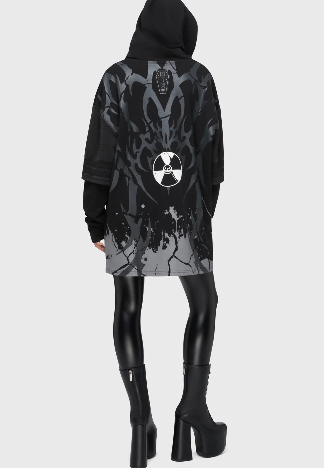 Masked For Death Black - Hoodie - Image 7