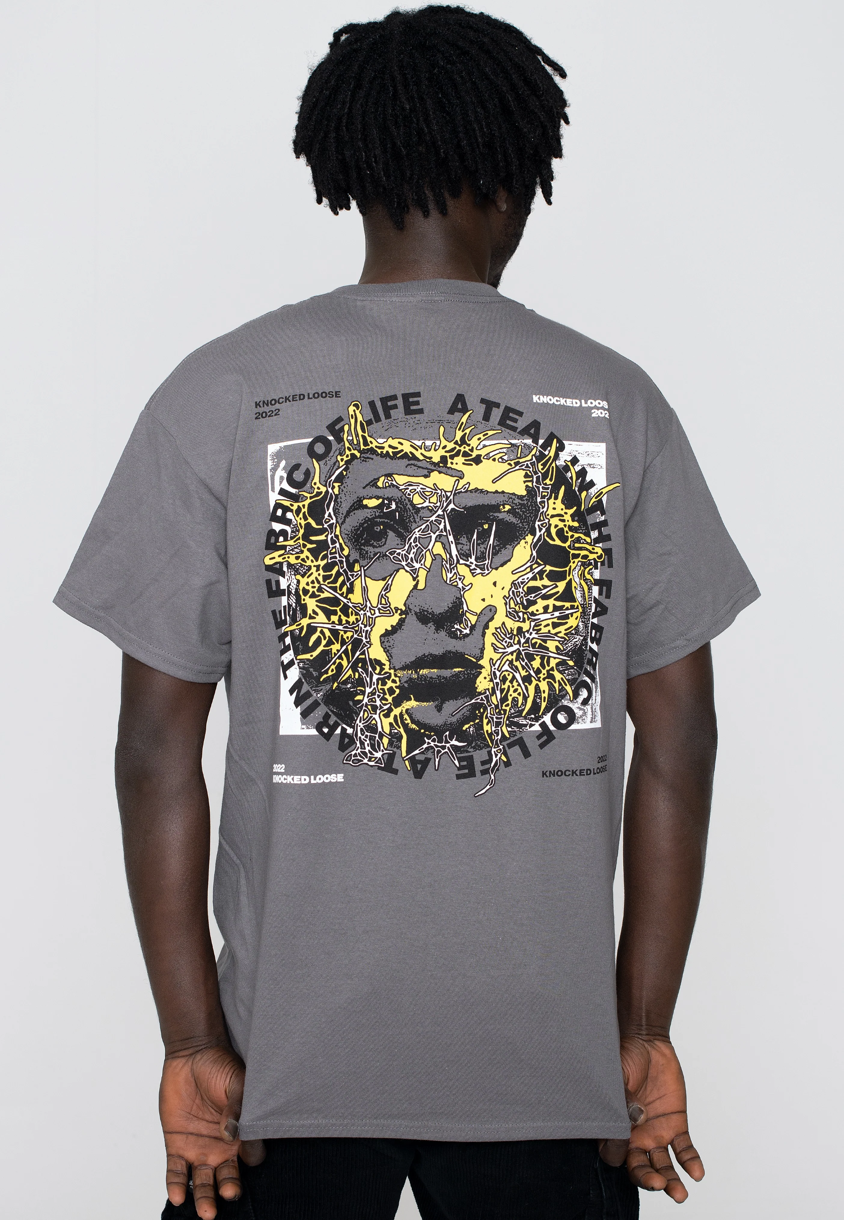 Web Face Charcoal - T-Shirt - Image 4