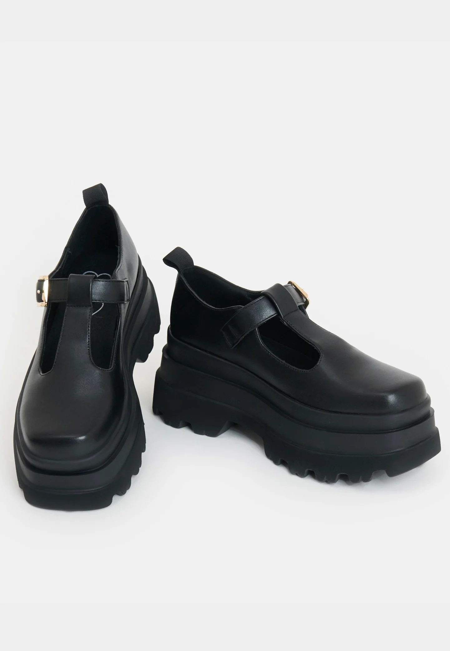 Silent Amity Trident Platform Mary Janes Black - Girl Shoes - Image 4