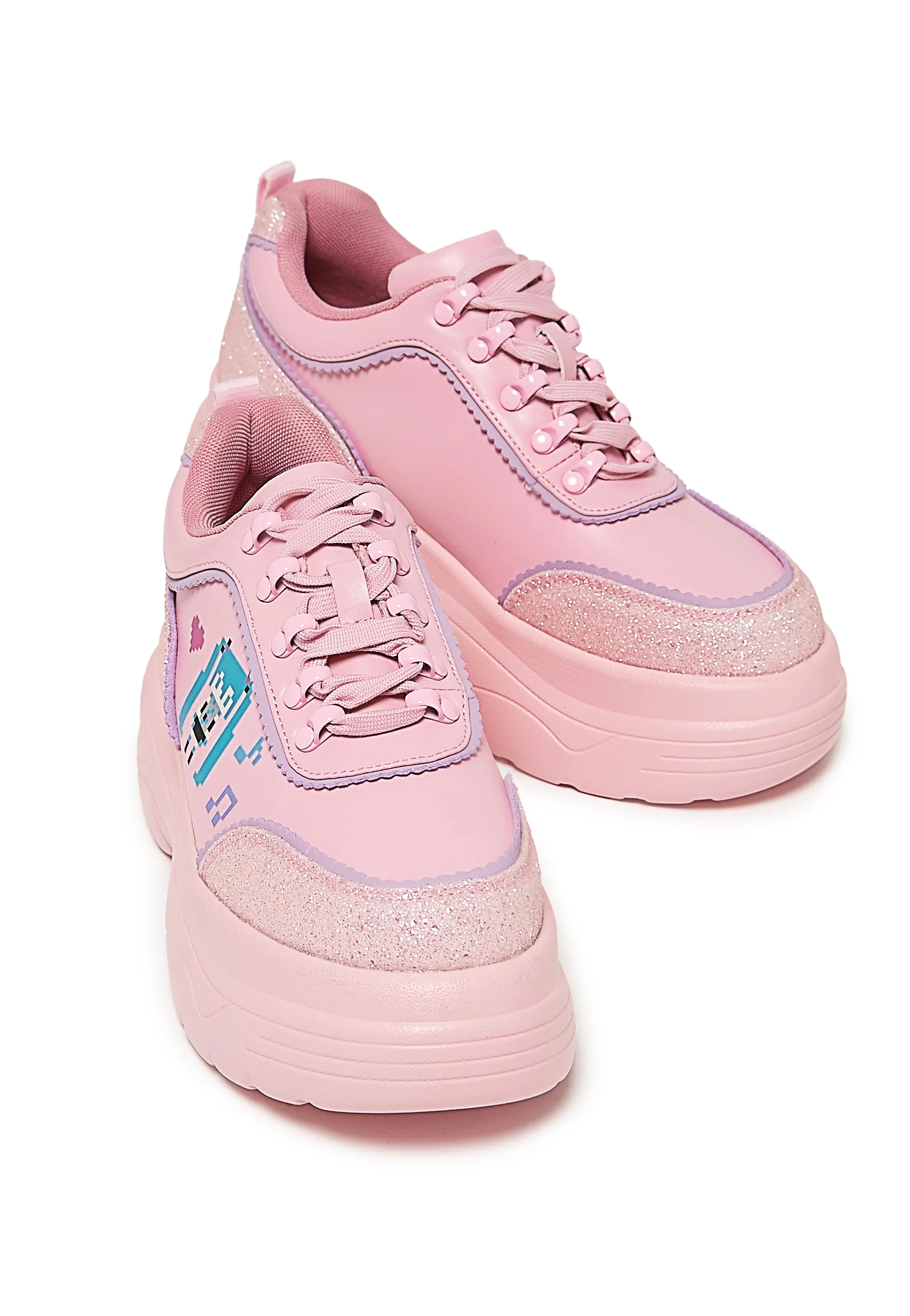Virtual Diva Miku Chunky Pink - Girl Shoes - Image 4