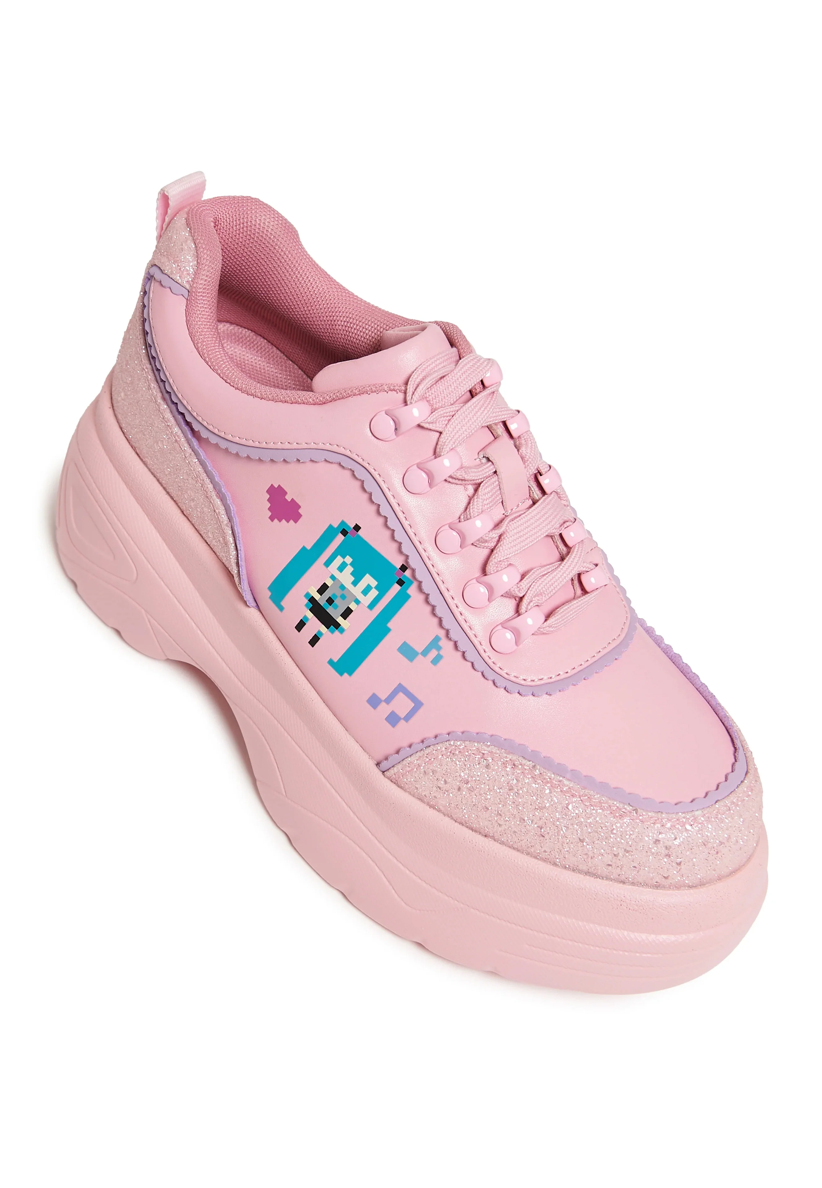 Virtual Diva Miku Chunky Pink - Girl Shoes - Image 6