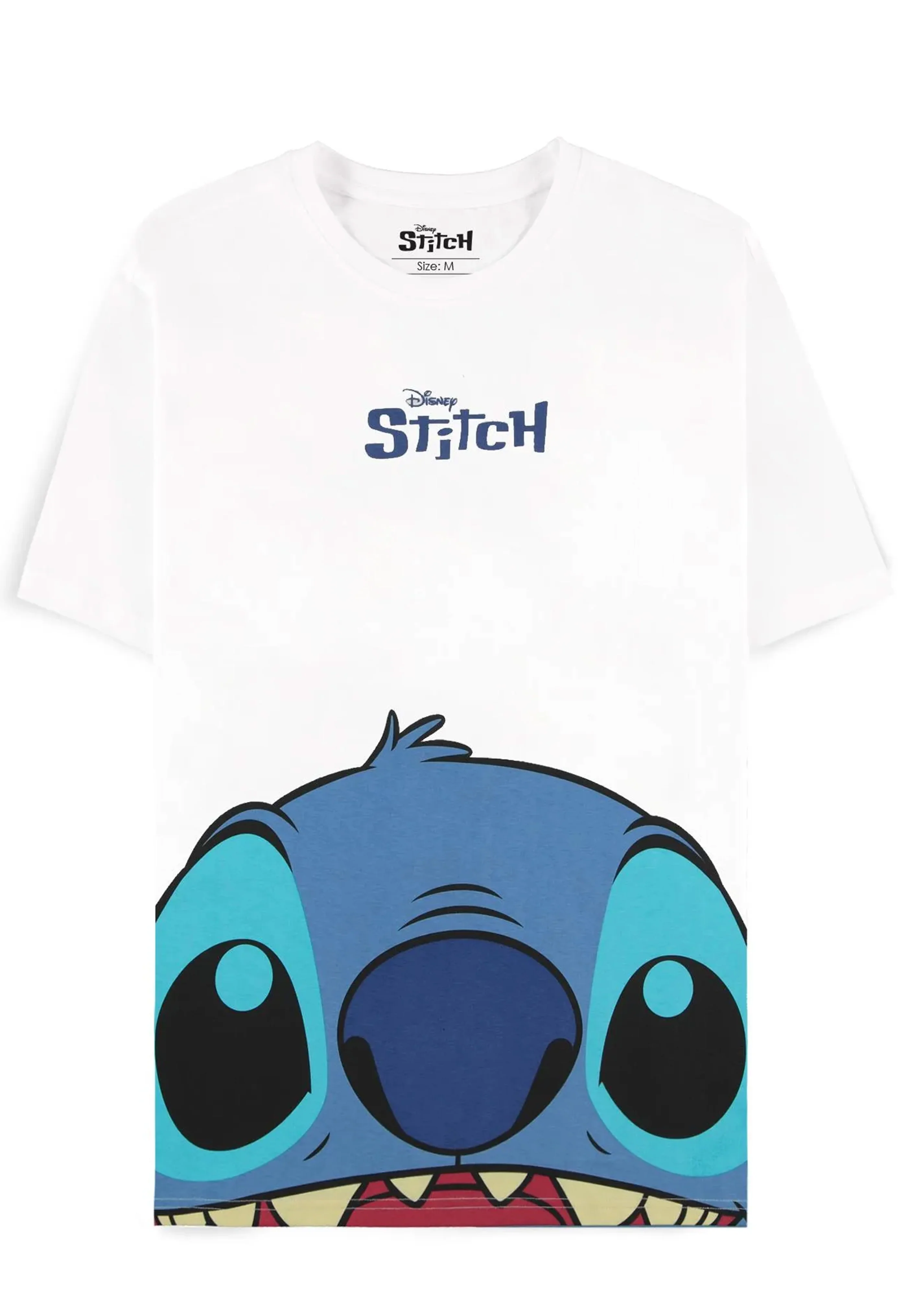 Peeking Stitch White - T-Shirt - Image 3