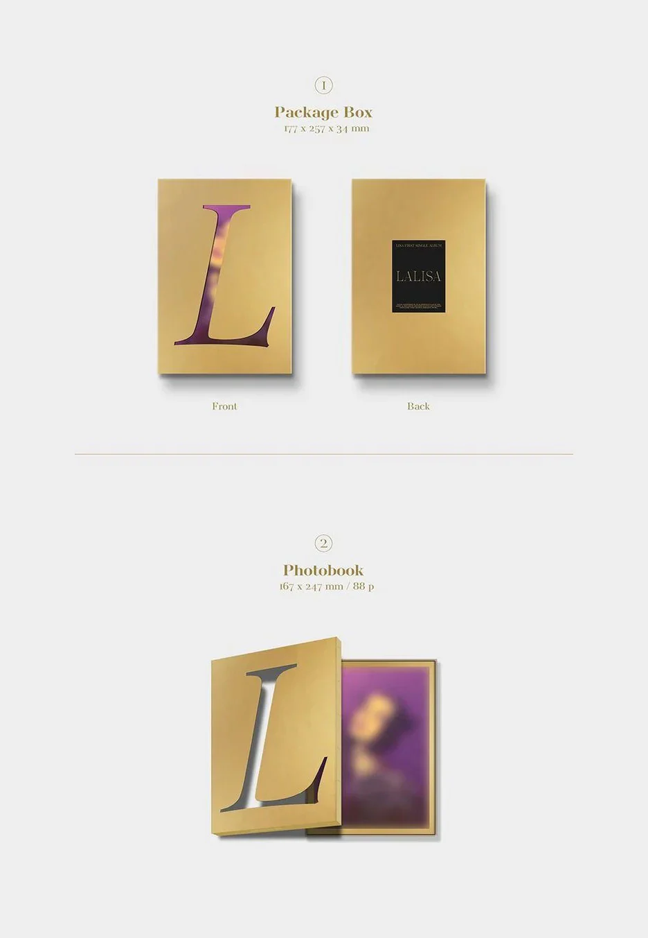 Lalisa (1st Single Album) - CD - Image 3