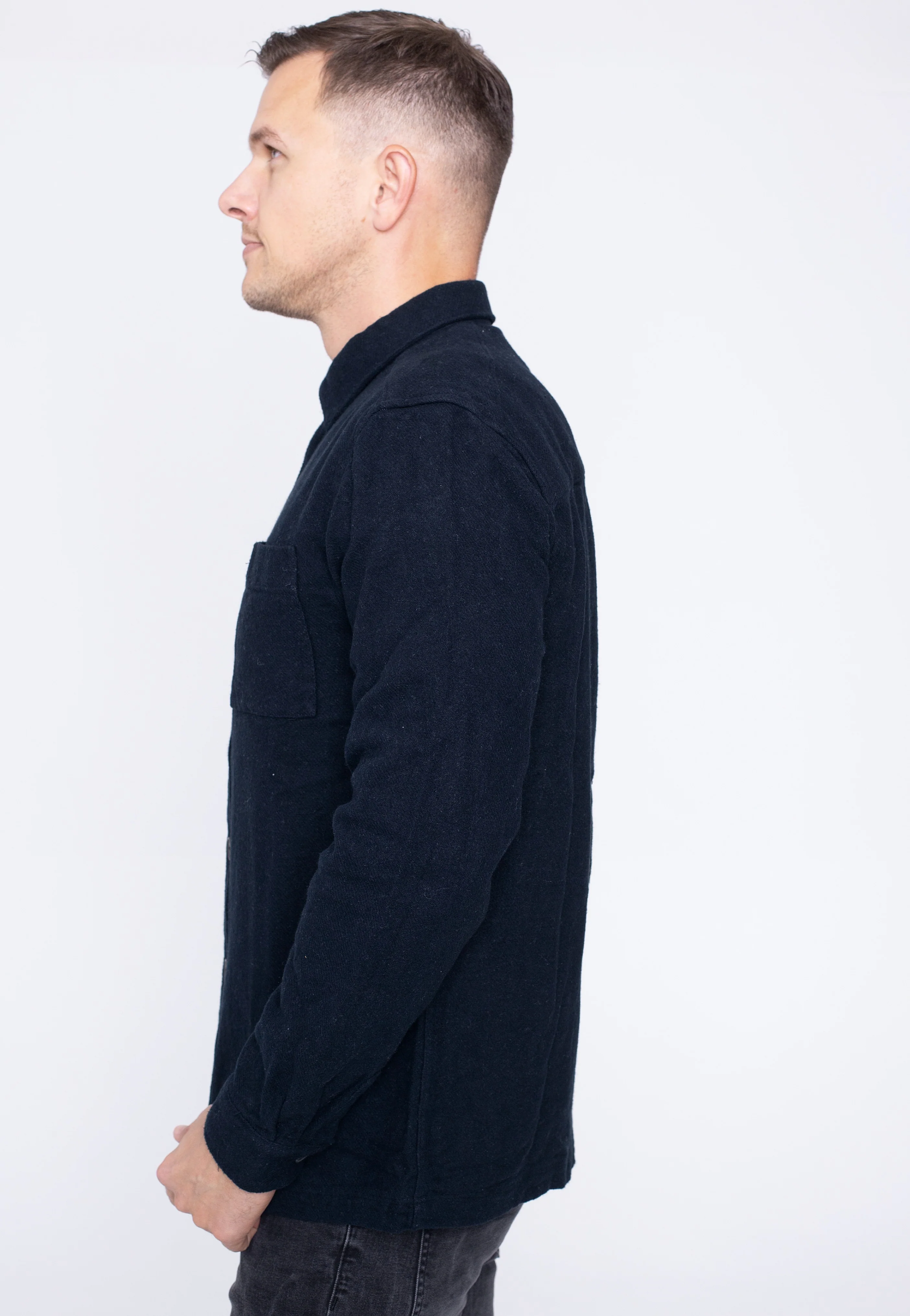 Brushed Dark Navy - Shirt - Image 2