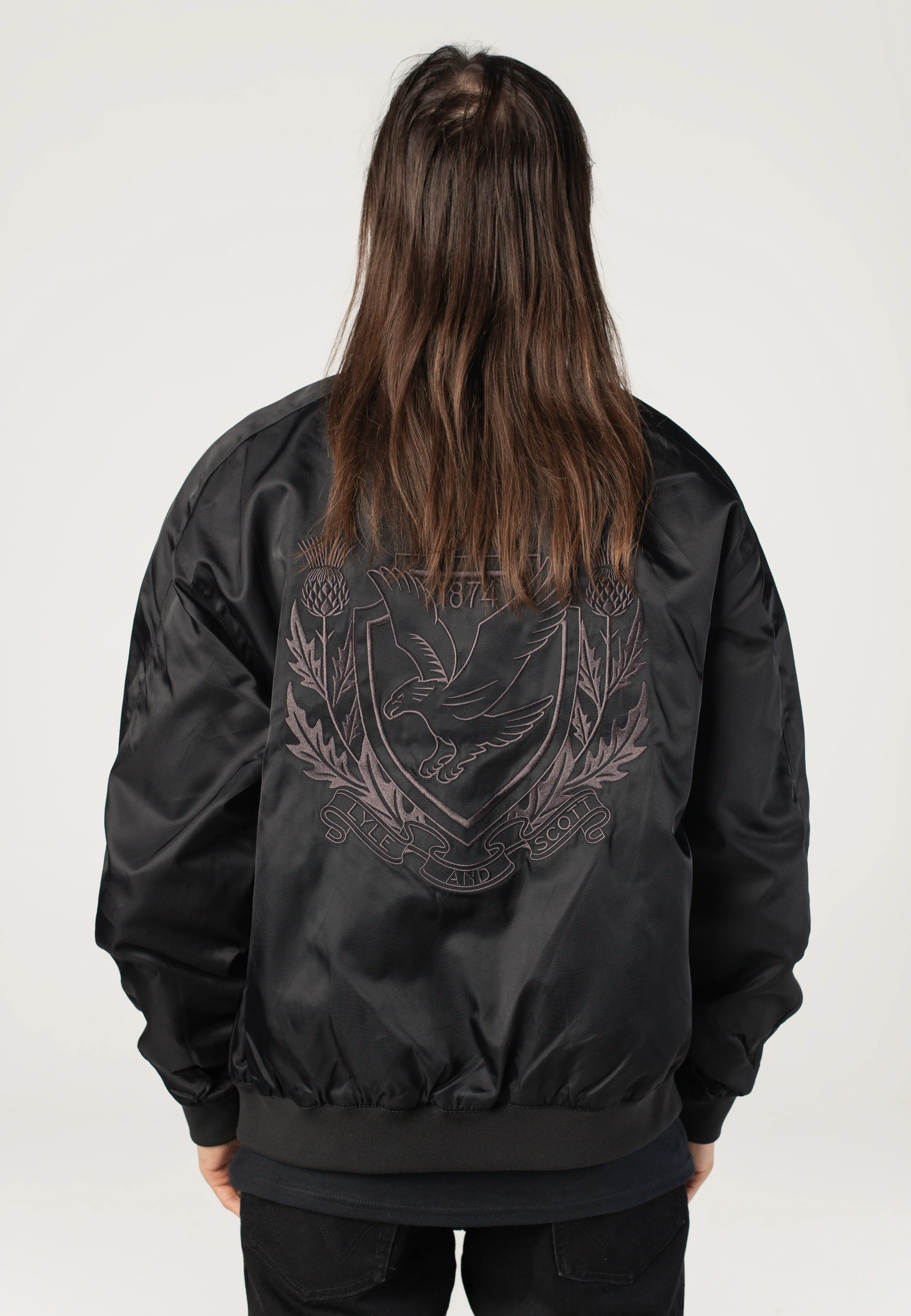 Crest Varsity Jet Black - Jacket - Image 2
