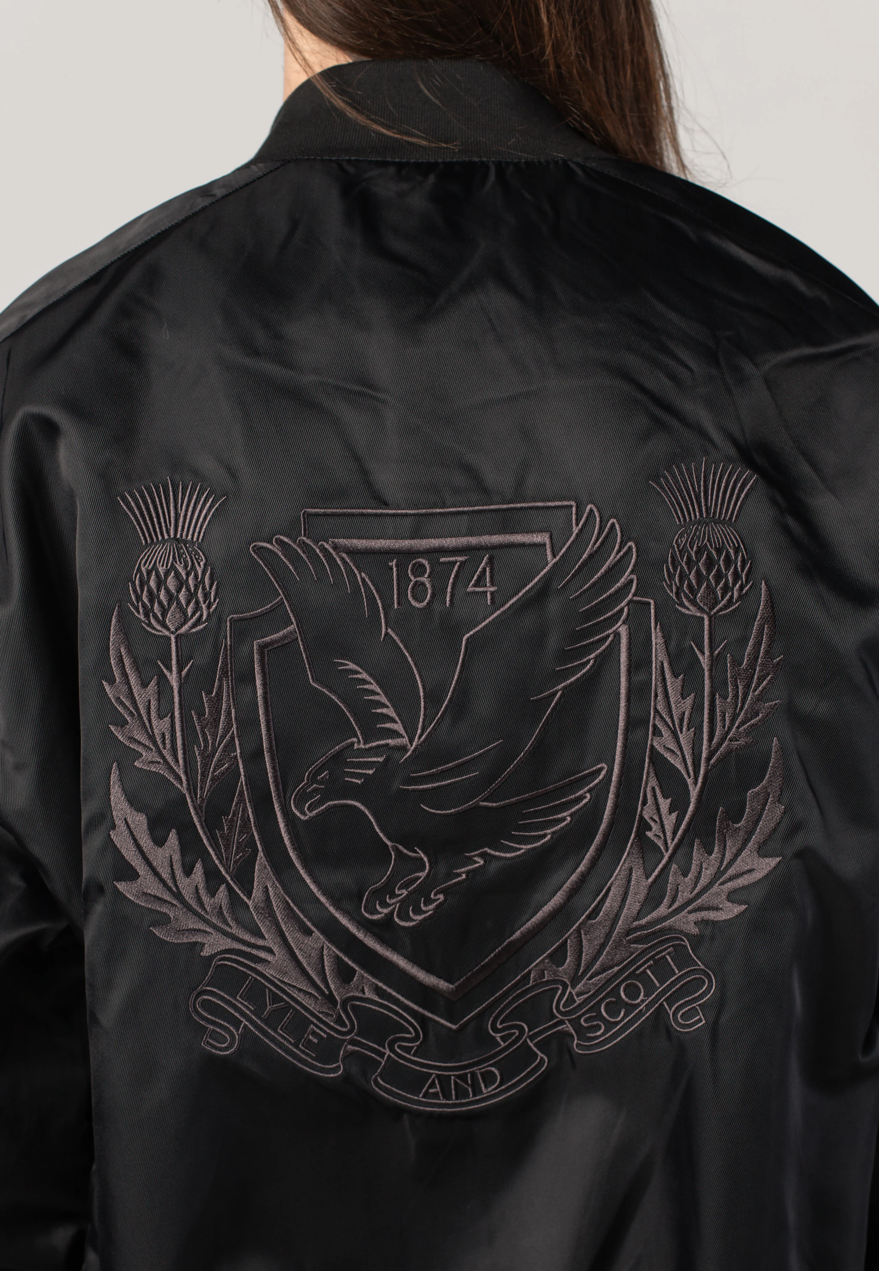 Crest Varsity Jet Black - Jacket - Image 3