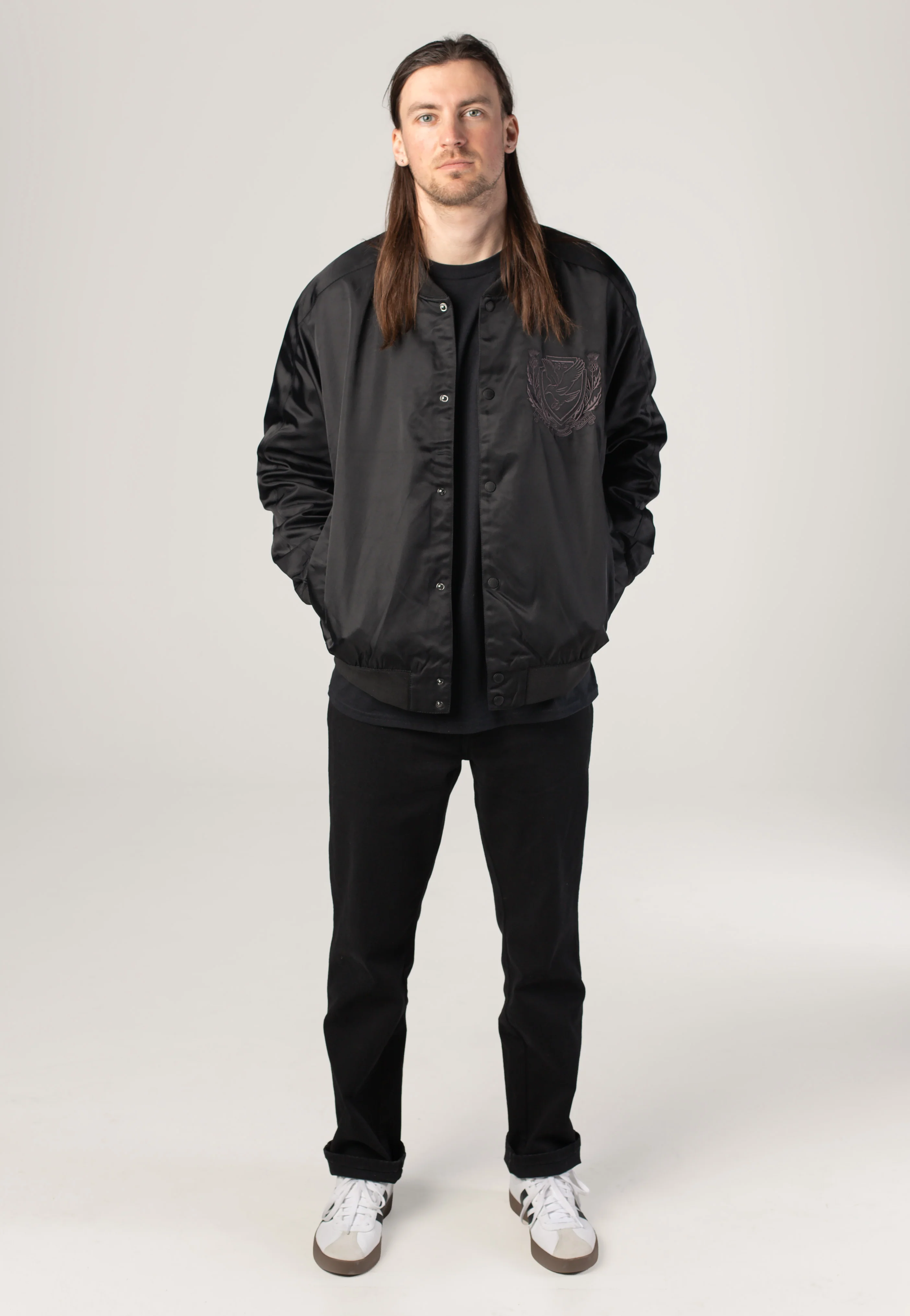 Crest Varsity Jet Black - Jacket - Image 5