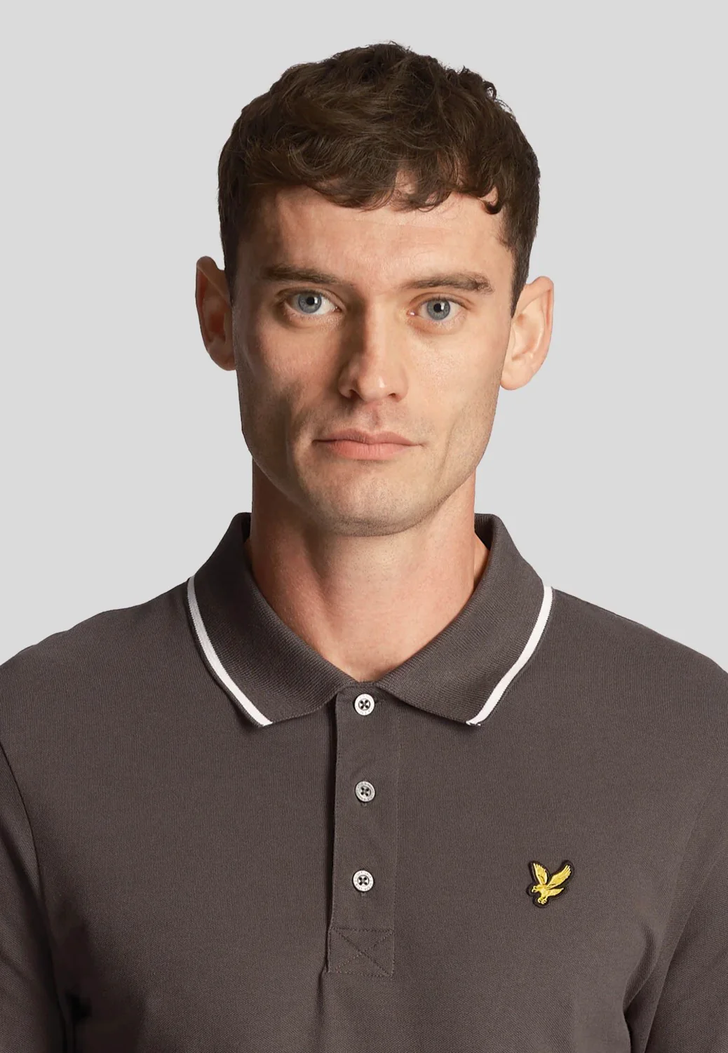Tipped Gun Metal/White - Polo - Image 3
