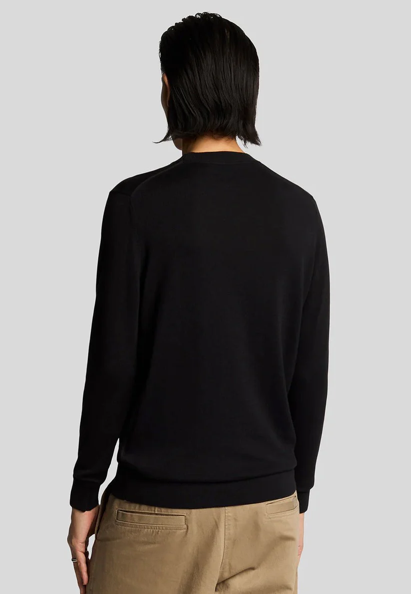 Tonal Superfine Crew Neck Jet Black - Sweater - Image 3
